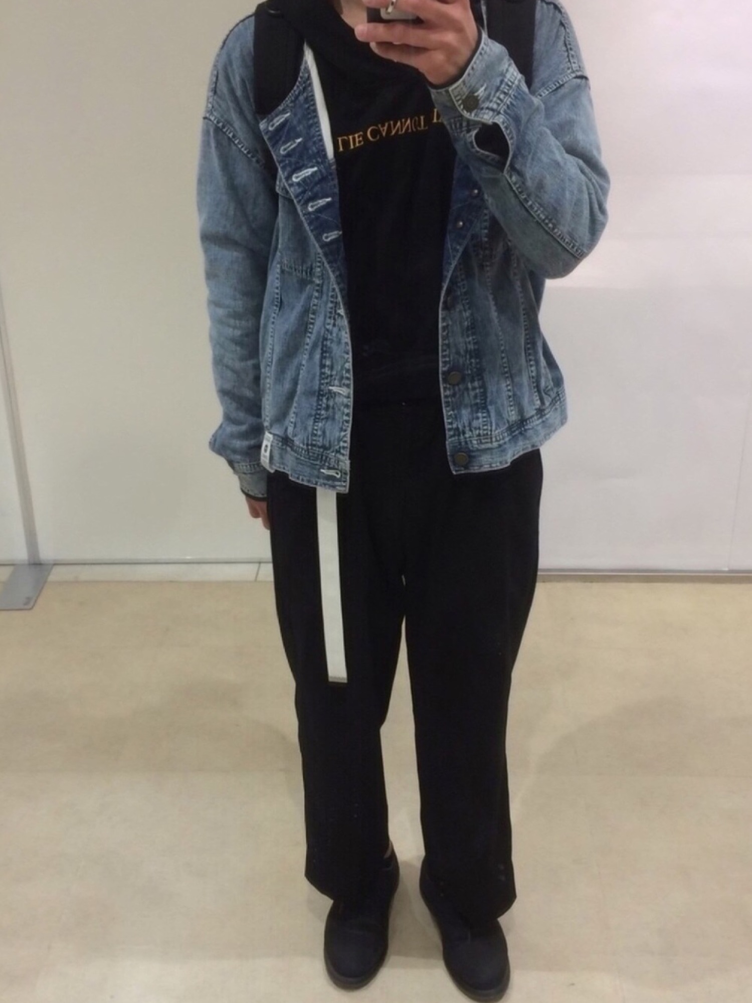 SHAREEF（シャリーフ）の「CHEMICAL DENIM NO COLLAR BLOUSON