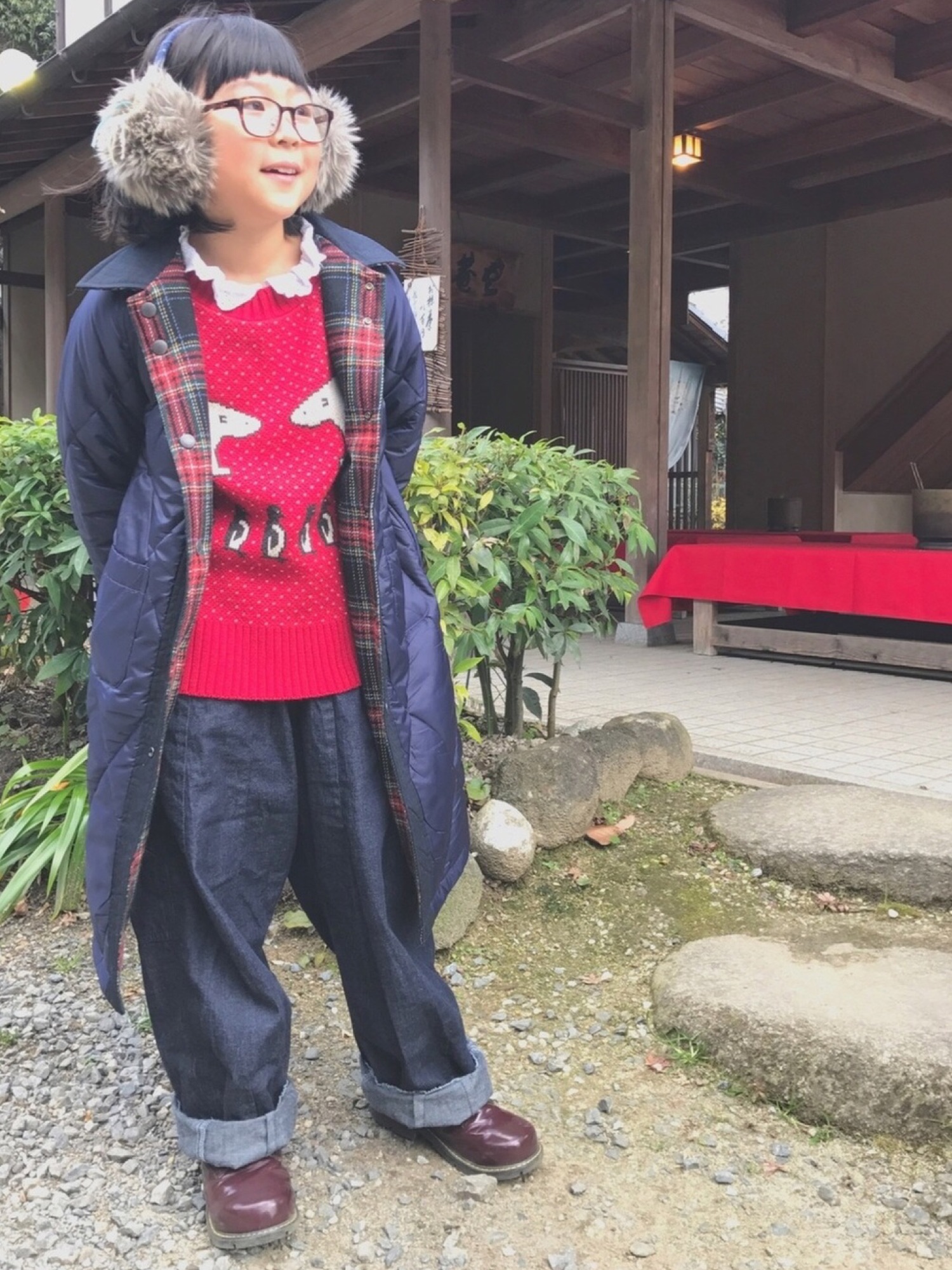 GO TO HOLLYWOODのチェスターコートを使った人気ファッション