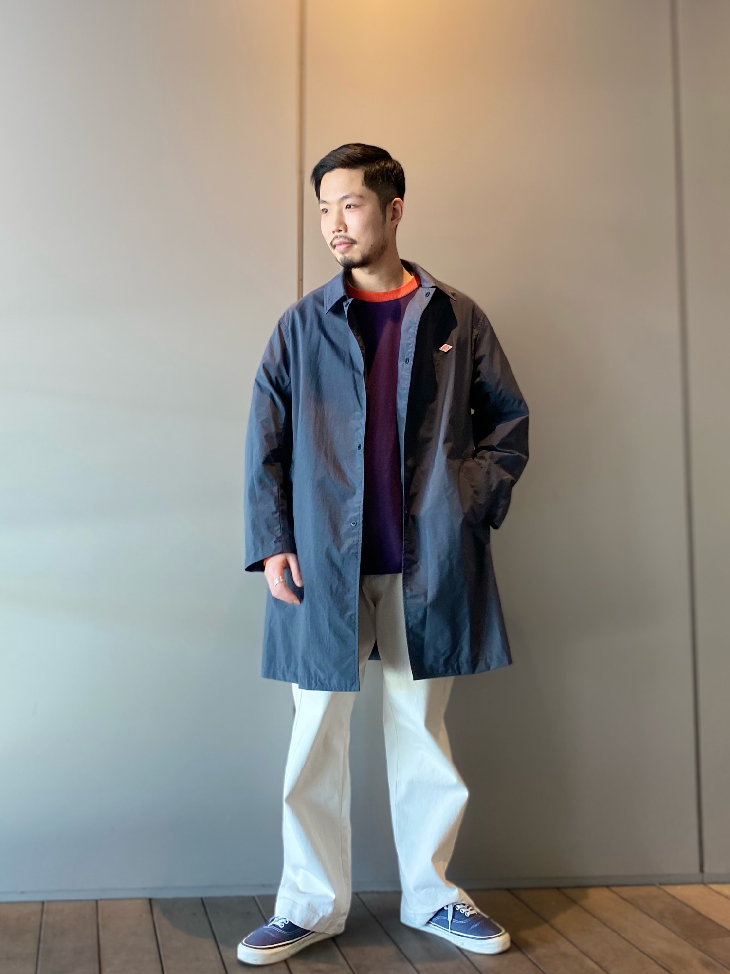 DANTON（ダントン）の「DANTON NYLON TAFFETA SNAP COAT（ステンカラー