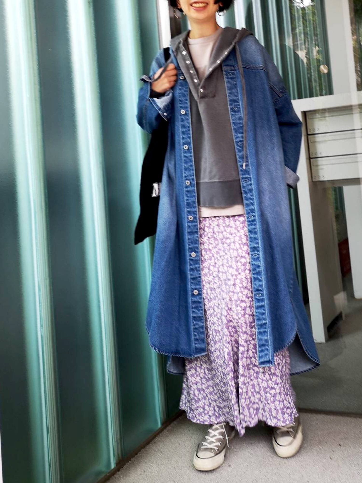 【美品】ロペ マドモアゼル フレアスカート ラベンダー 日本製 36 清楚上品☆ 美品】ロペ マドモアゼル フレアスカート ラベンダー 日本製 36
