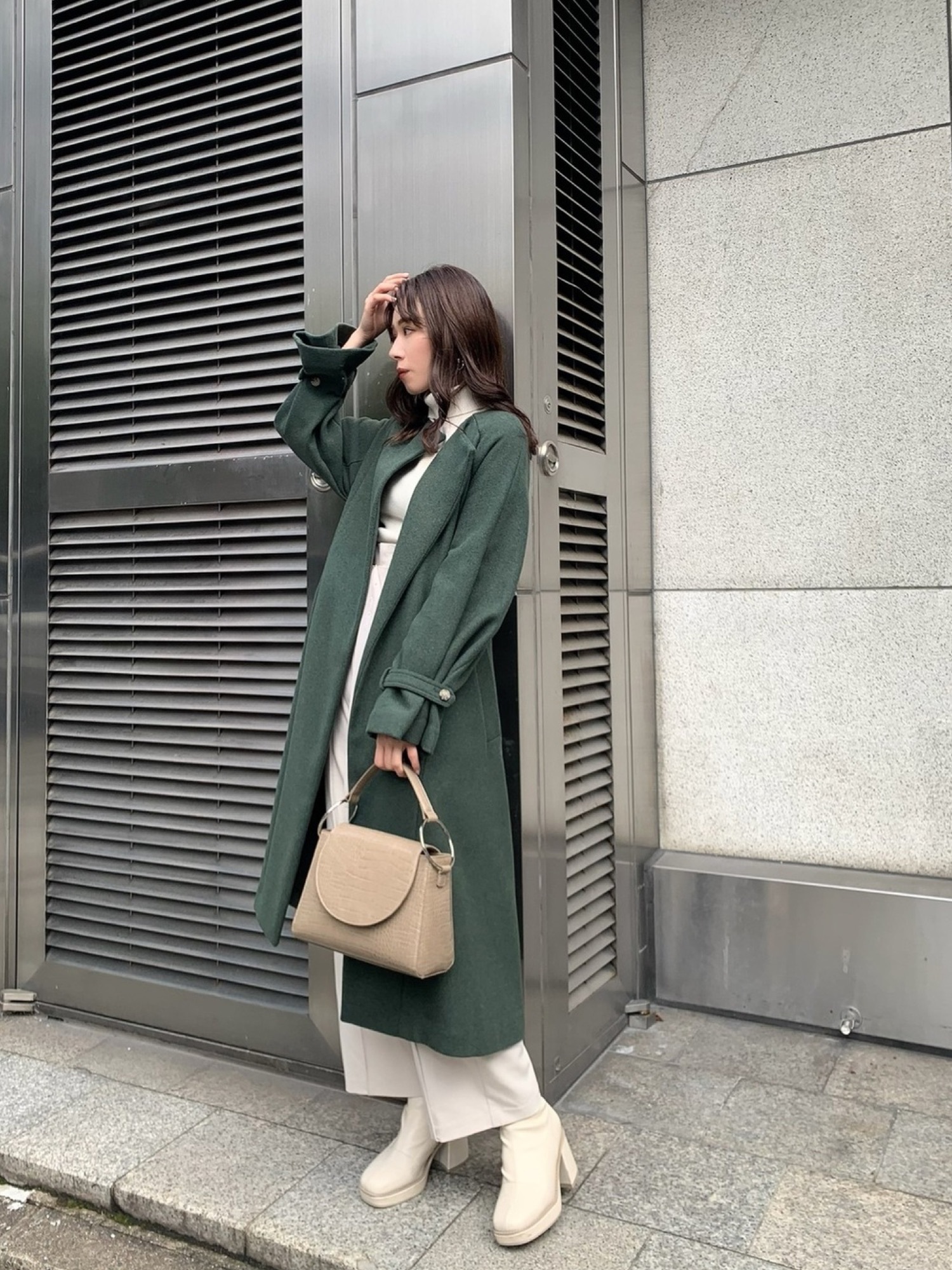 MURUA ノーカラーガウンコート ノーカラーガウンコート[品番：MKSW0056383]｜MURUA（ムルーア