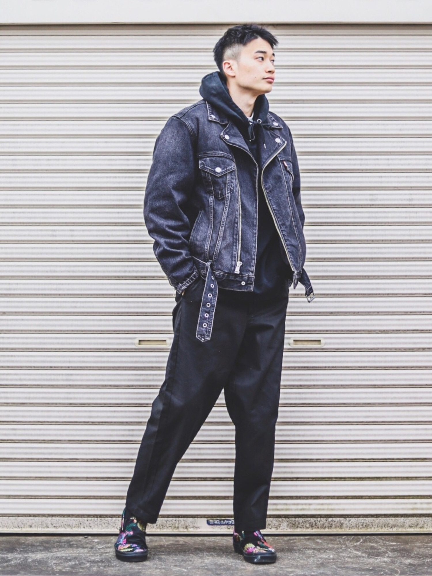 NIDO（ニド）の「BANKSYプリント裏毛パーカー（パーカー）」 - WEAR