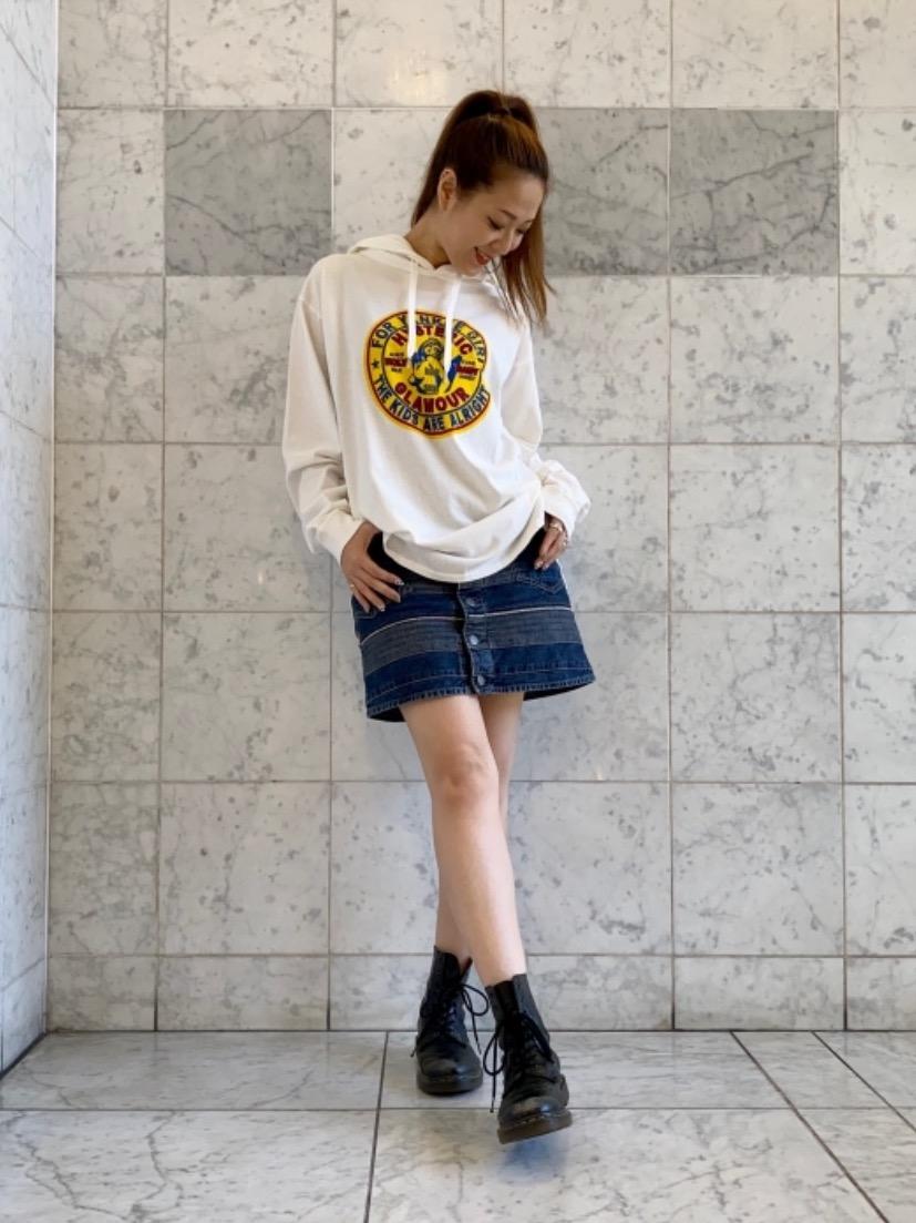 HYSTERIC GLAMOUR（ヒステリックグラマー）の「YANKEE GIRL パーカー