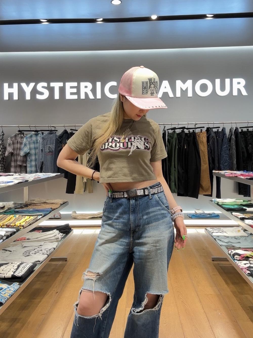 HYSTERIC GLAMOUR ピンク　スタッズ　キャップ HYSTERIC GLAMOUR】 新品 未使用 スタッズメッシュキャップ
