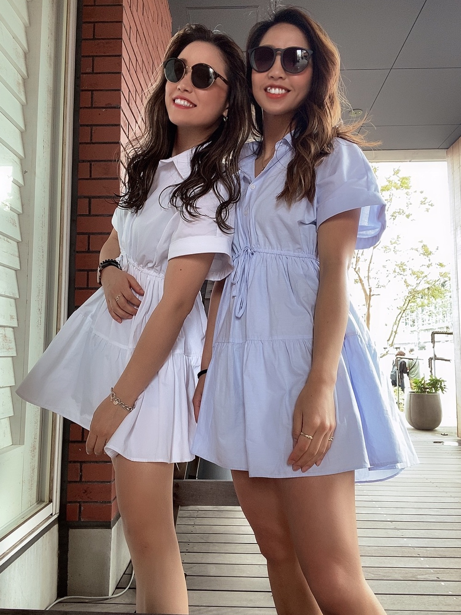 ZARAのワンピース/ドレスを使った「双子コーデ」のレディース人気