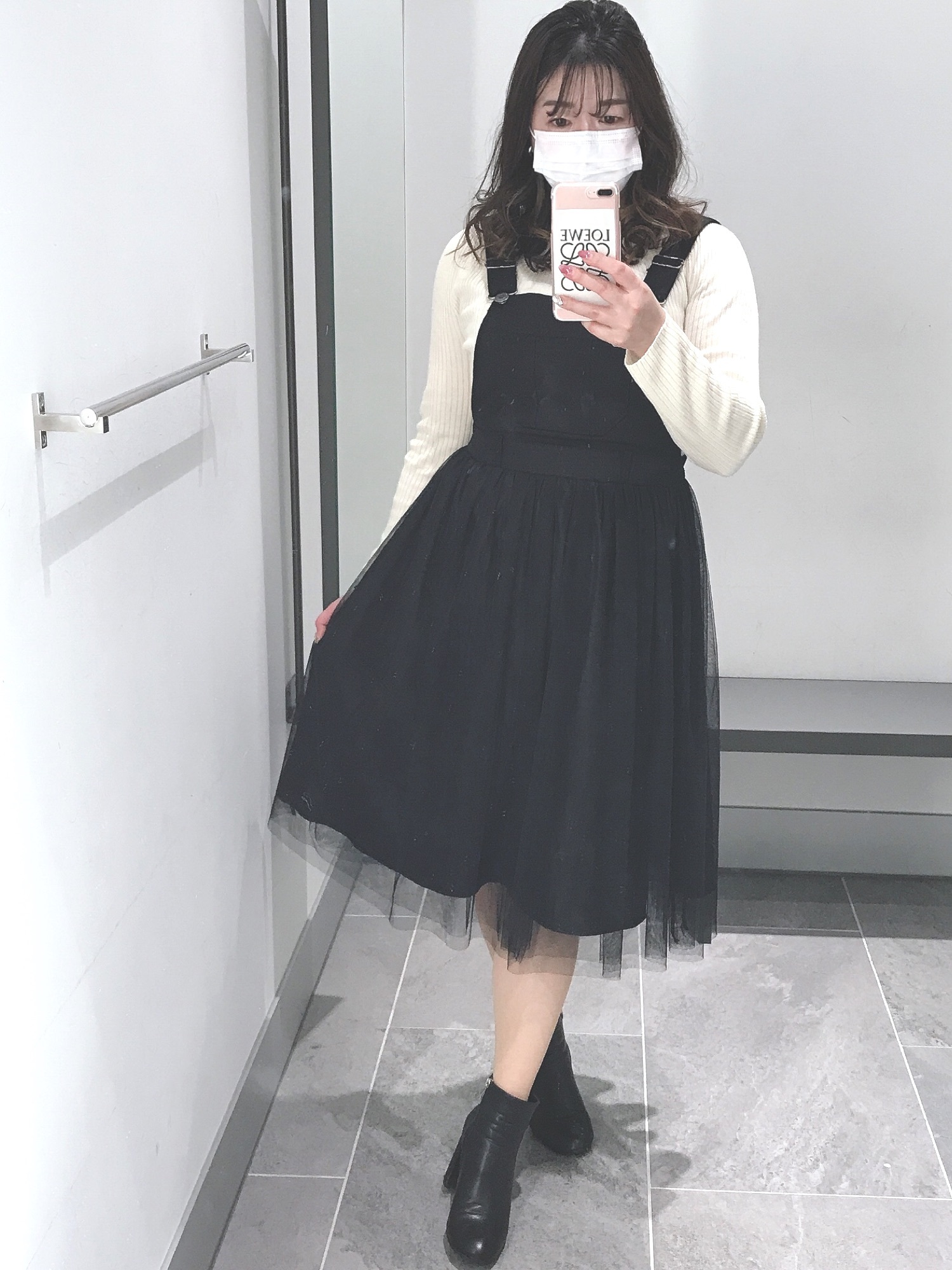美品!リーガル ショートブーツ レザー 24.5 黒 サイドジップ 日本製 1 GRL(グレイル)の「ジップレザーショートブーツ(ブーツ)」 - WEAR