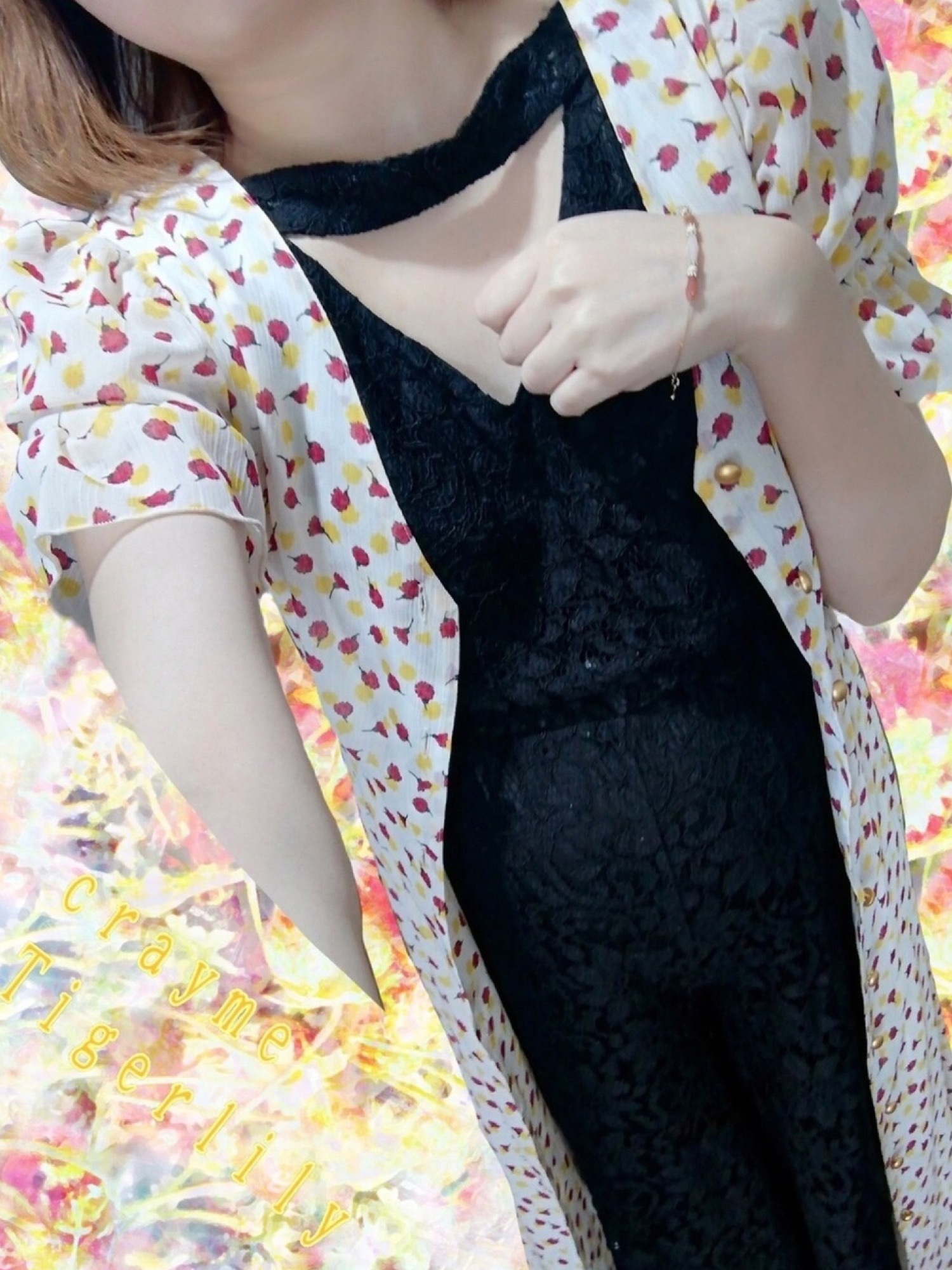 Crayme, flower shadow dress