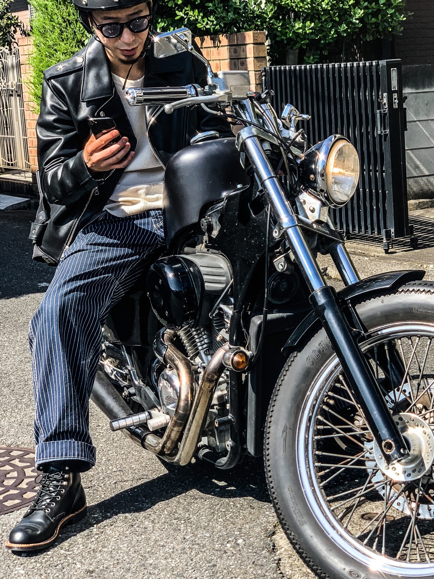 HIROKI｜schottのライダースジャケットを使ったコーディネート - WEAR