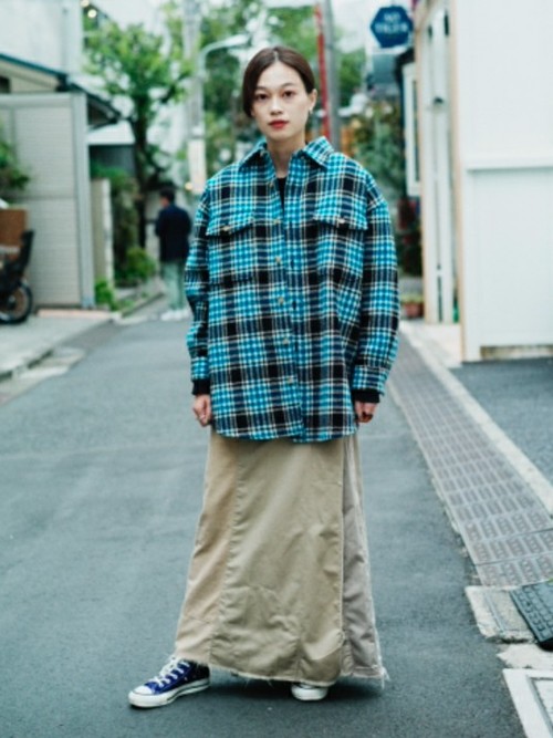 美品　BEAMSBOY×HARRIS TWEED　裏地付　ボンディングブルゾン BEAMS BOY（ビームスボーイ）の「BEAMS BOY / ハリスツイード