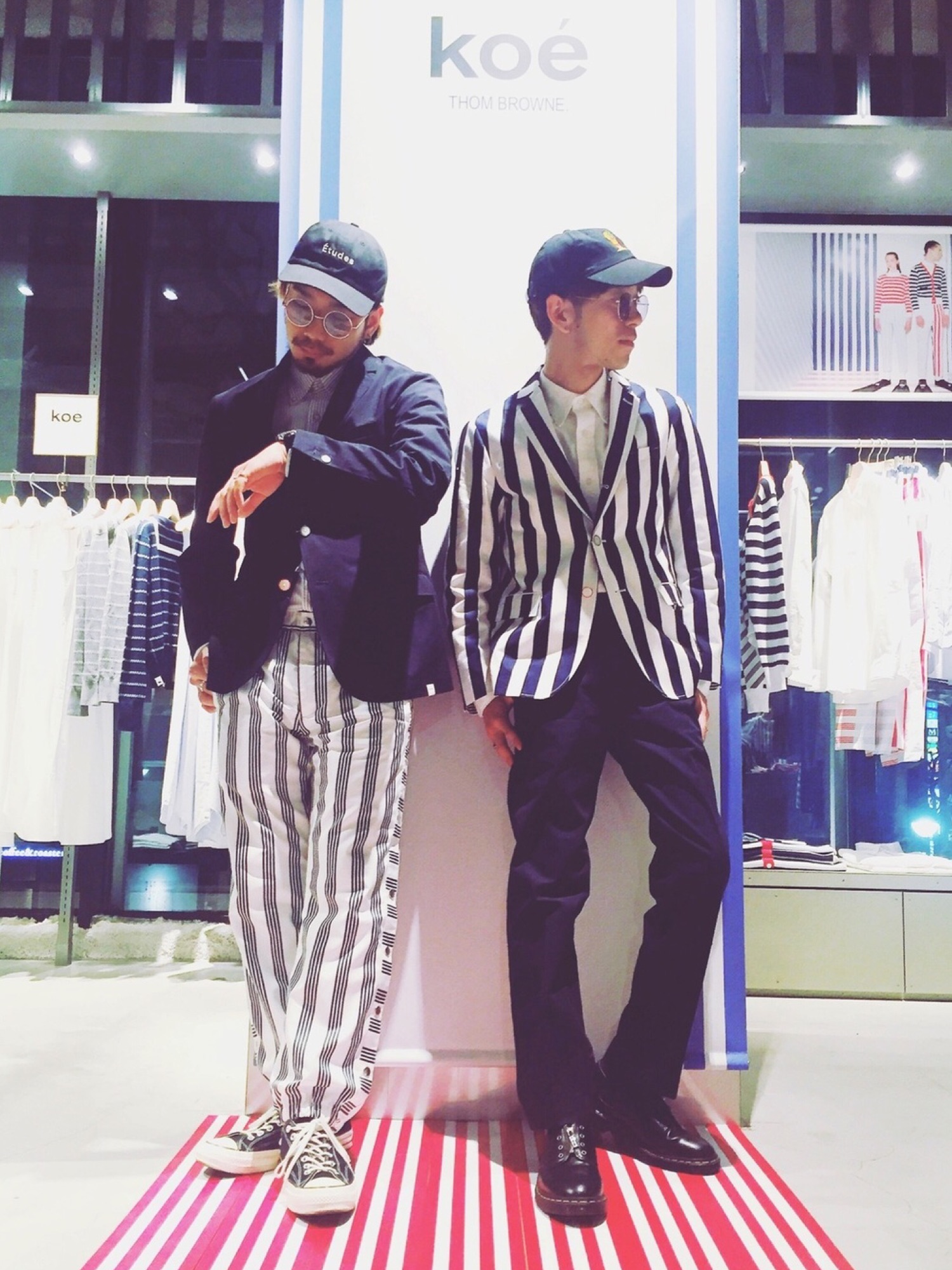 極美品 KOE+THOM BROWNE スカイ、ホワイト ウテーラードジャケット KOE x Thom Browne Fall/Winter 2017 Collection | Hypebeast