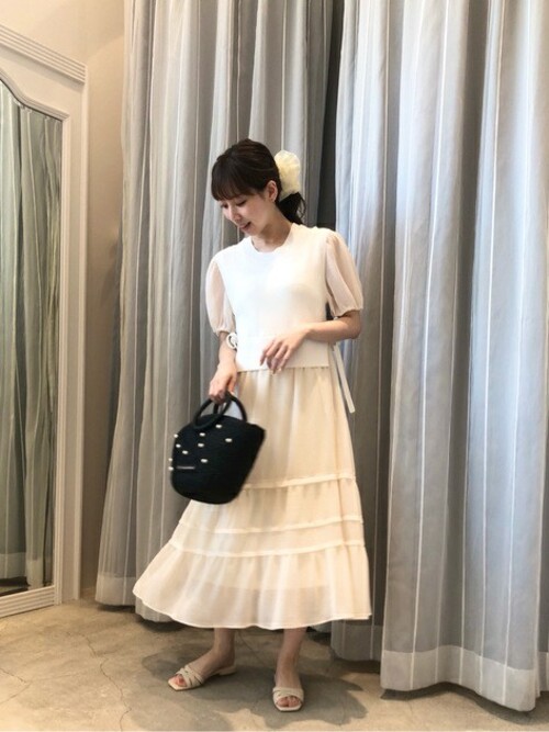 JILL by JILL STUART サークルハンドルペーパーカゴバッグ JILL by JILL STUART（ジルバイジルスチュアート）の