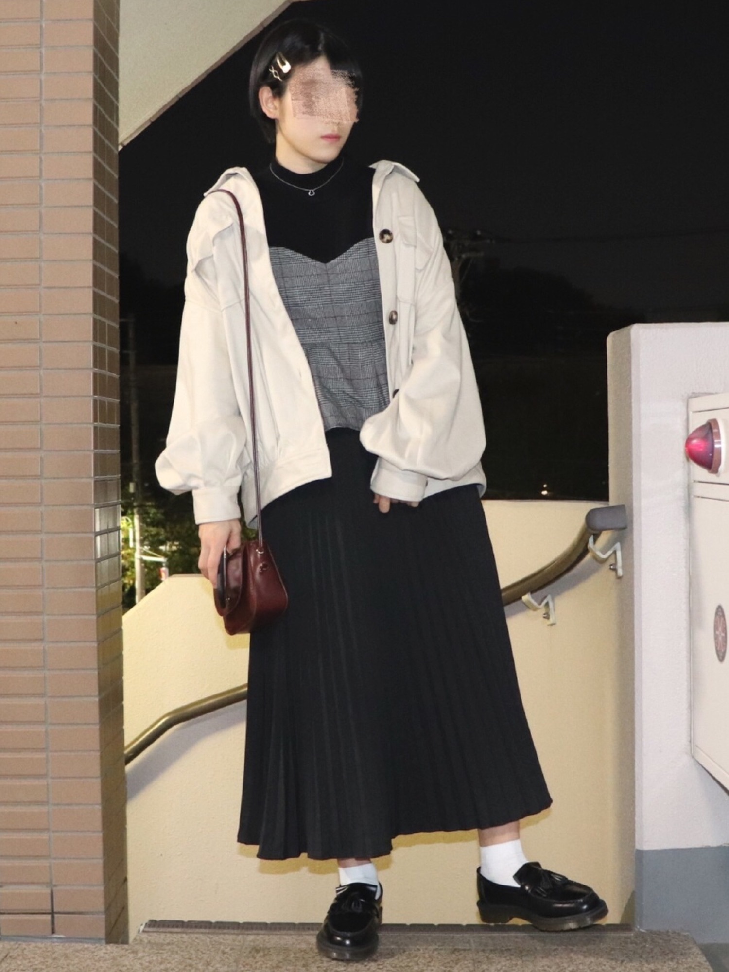 グレンチェックビスチェを使った人気ファッションコーディネート - WEAR