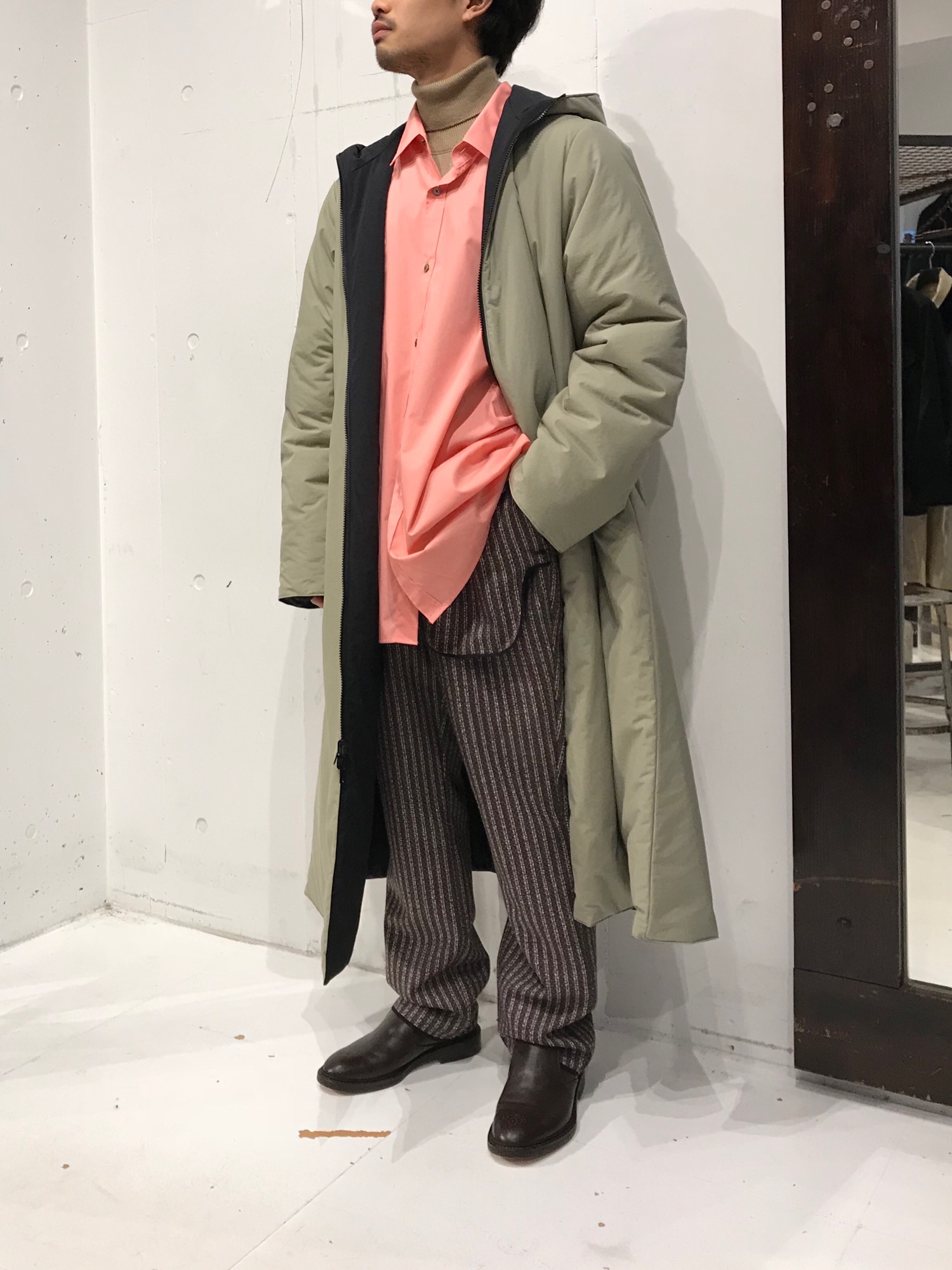 whowhat フーワット HOODED REVERSIBLE COAT