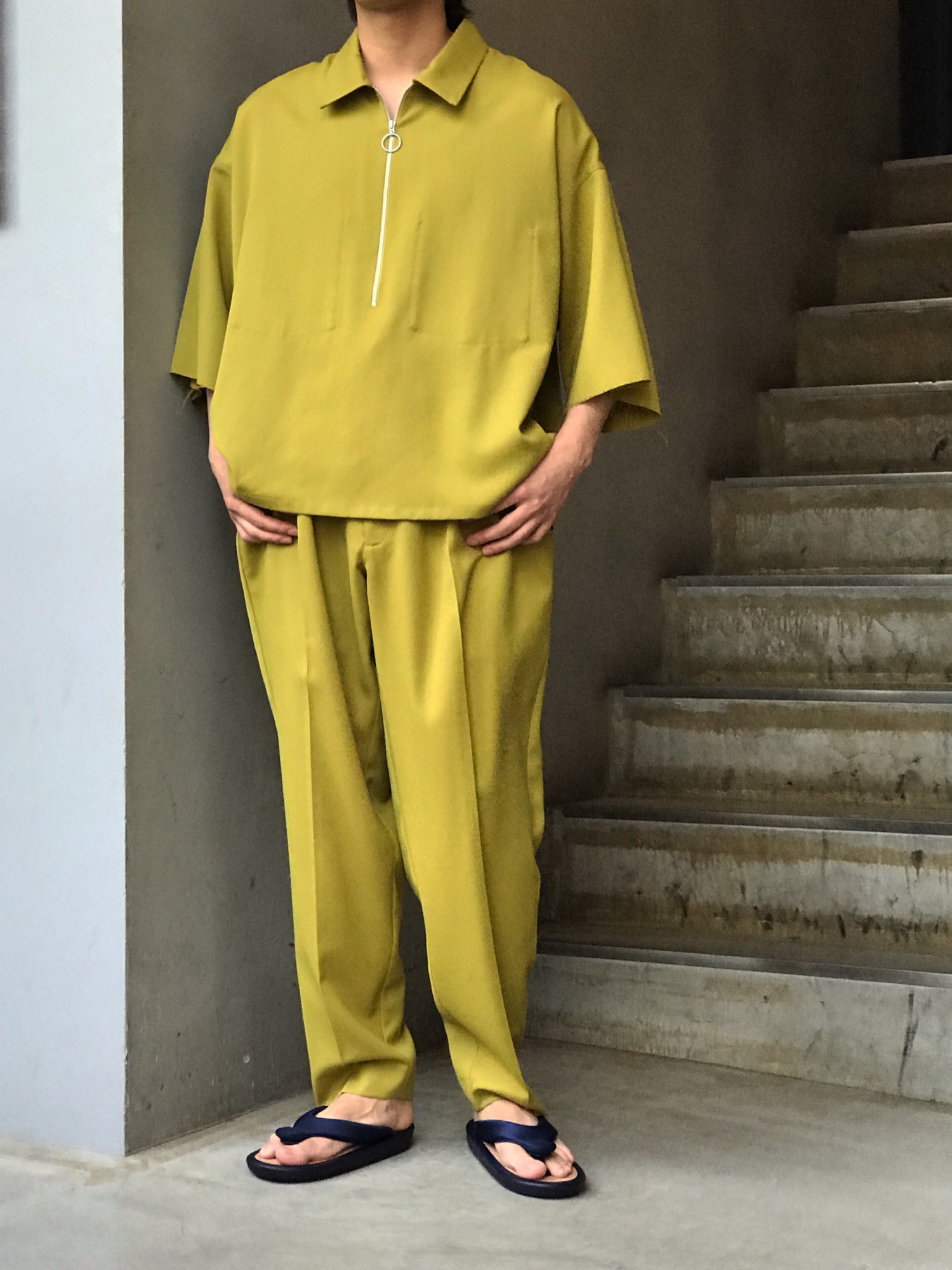 bukht（ブフト）の「bukht/ブフト/Half Zip Pullover Shirts/ハーフ