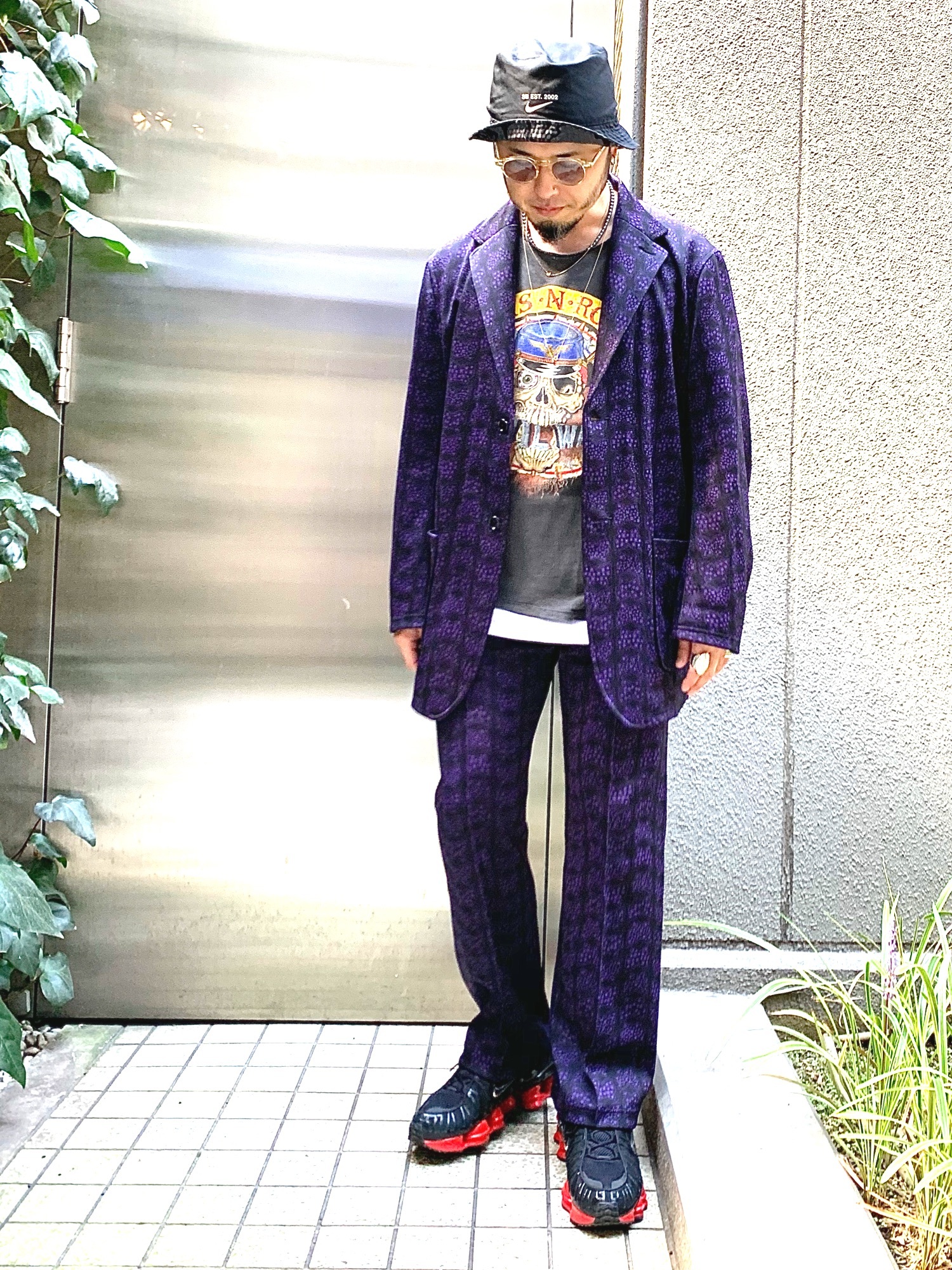 Needlesのテーラードジャケット（パープル系）を使った人気