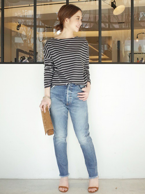 Deuxieme Classe（ドゥーズィエムクラス）の「ボーダー T◇（Tシャツ