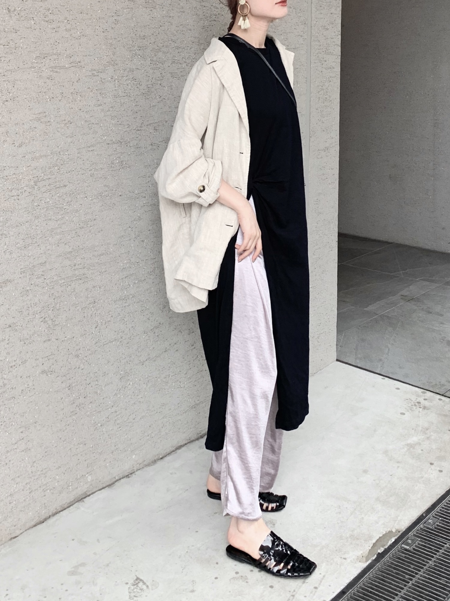 ETRE TOKYO（エトレトウキョウ）の「リネンルーズジャケット 