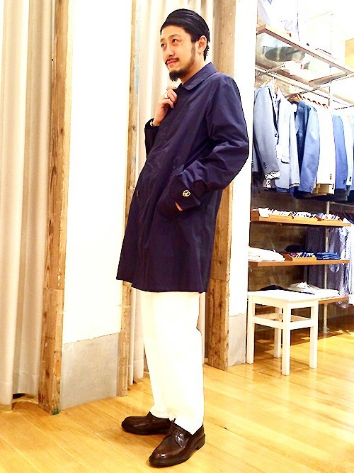ORCIVAL 17SS ナイロンタフタ ステンカラーコート ORCIVAL（オーシバル）の「ORCIVALナイロンタフタ ステンカラーコート
