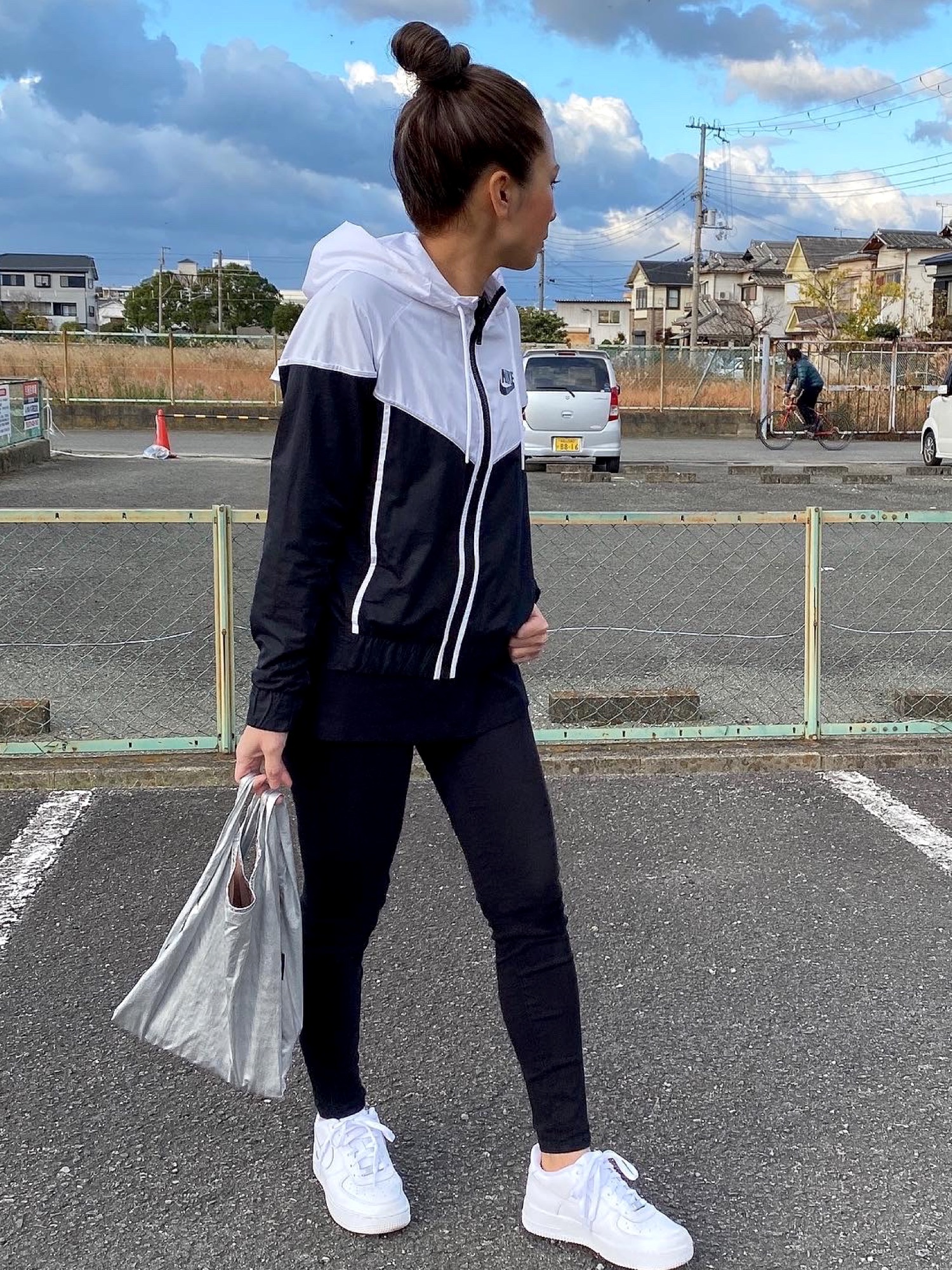 No.S05】NIKE ナイロンジャケット 90年代風ストリートコーデ