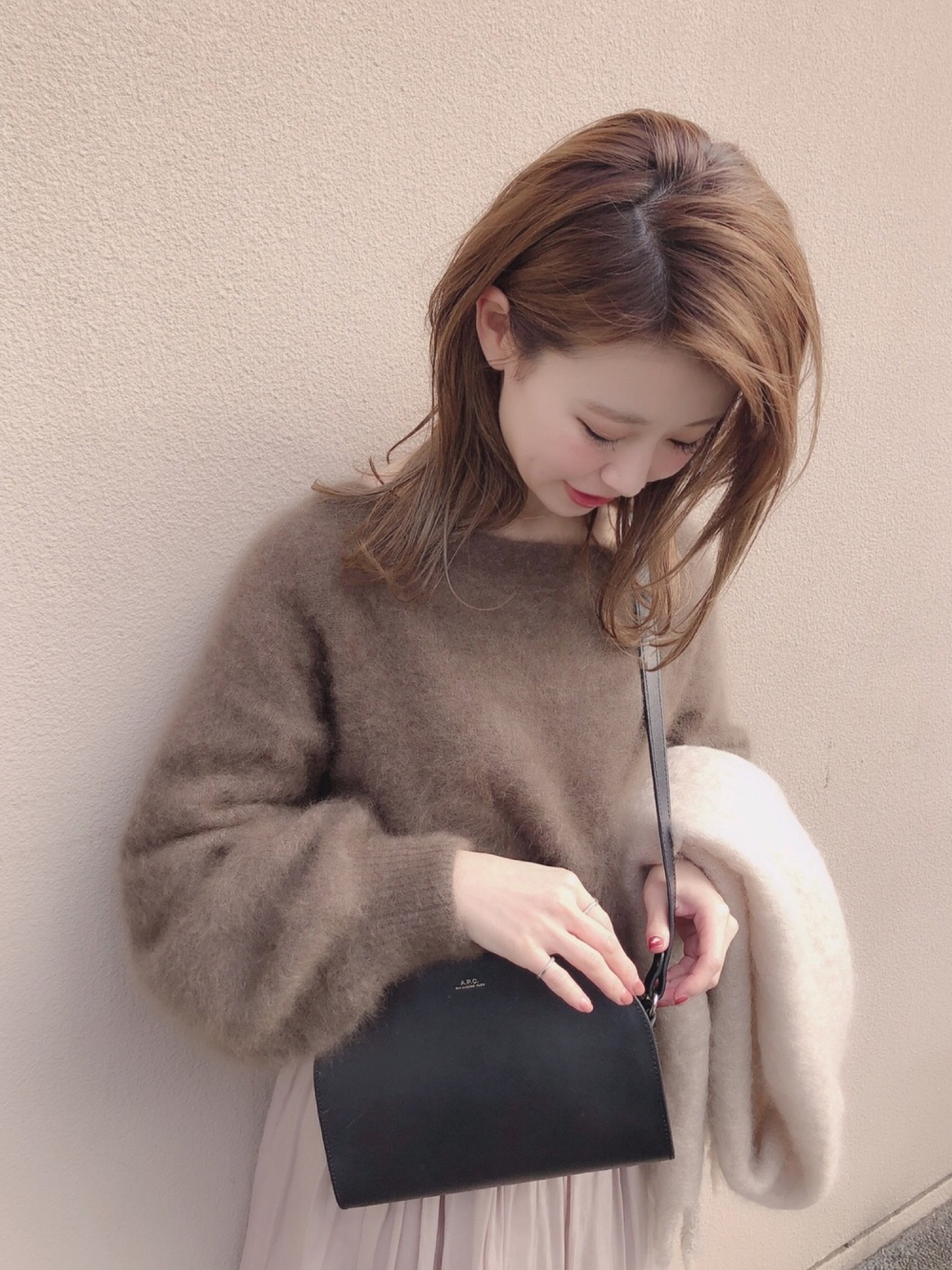 Plage Fur ボリューム袖プルオーバー2◆ WEB限定追加》Fur Nuance プルオーバー2（ニット/セーター）｜Plage