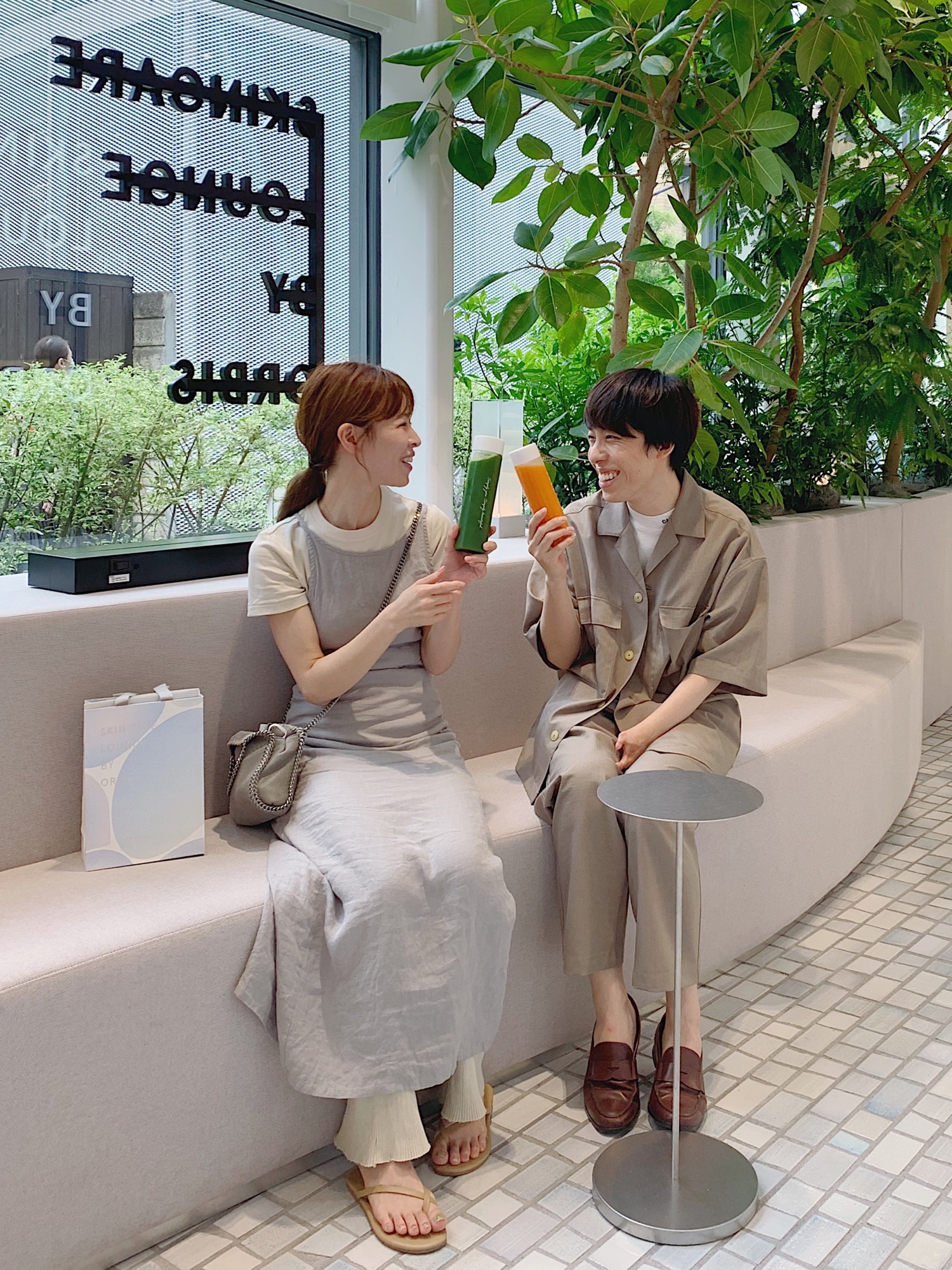 TODAYFUL（トゥデイフル）の「リネンエプロンドレス（ワンピース