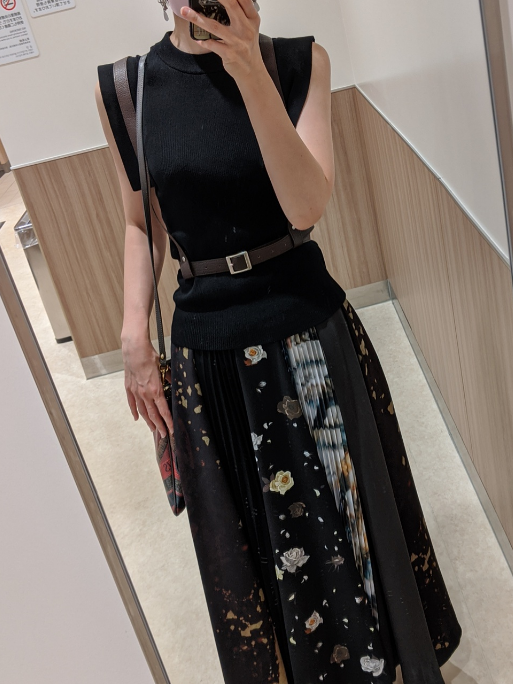 Ameri（アメリ）の「VIVIANE AMERI ARCHIVE SKIRT（スカート