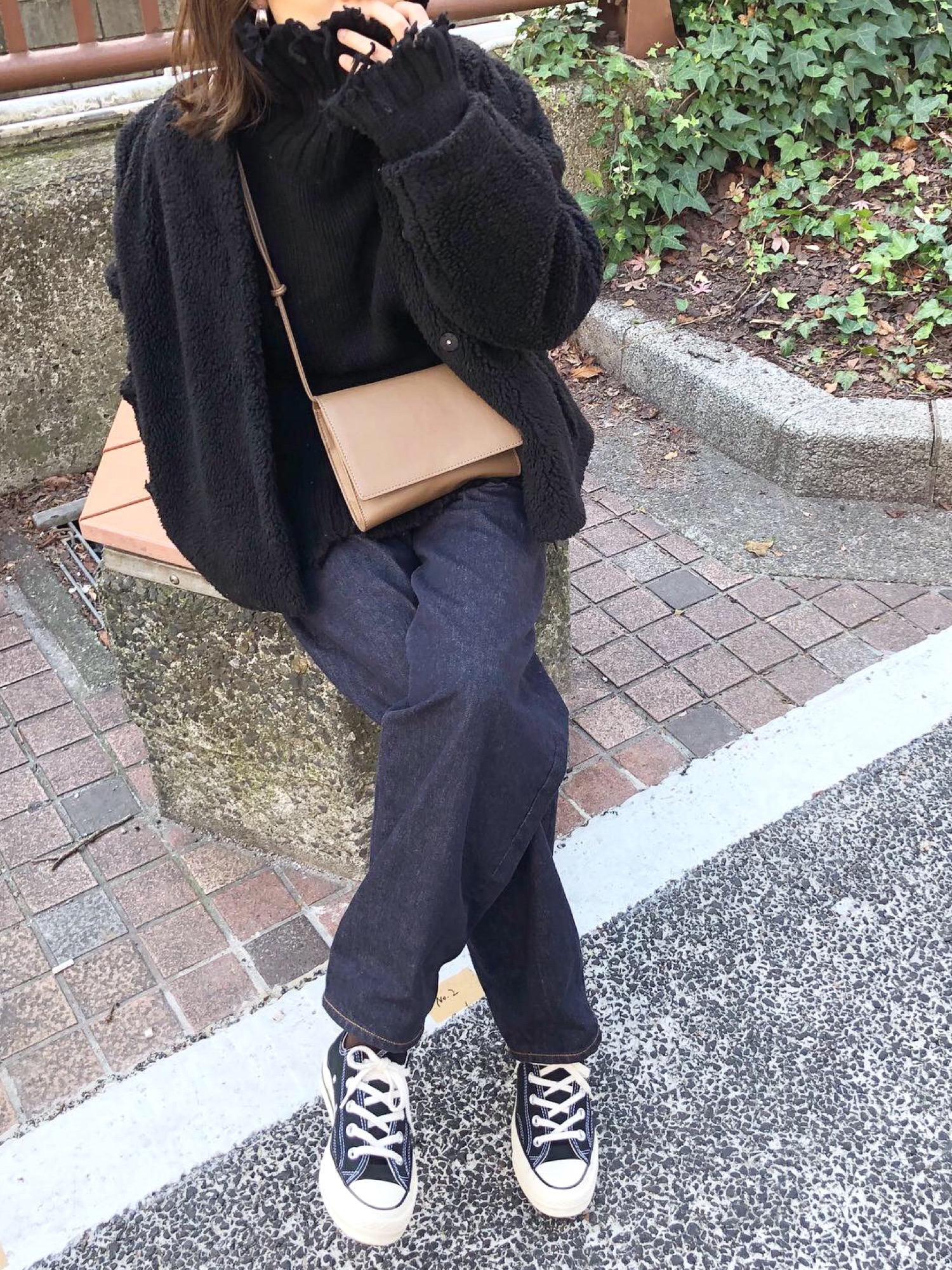 NINE（ナイン）の「【NINE】《STUDIOUS別注》フェイクボアコクーン 