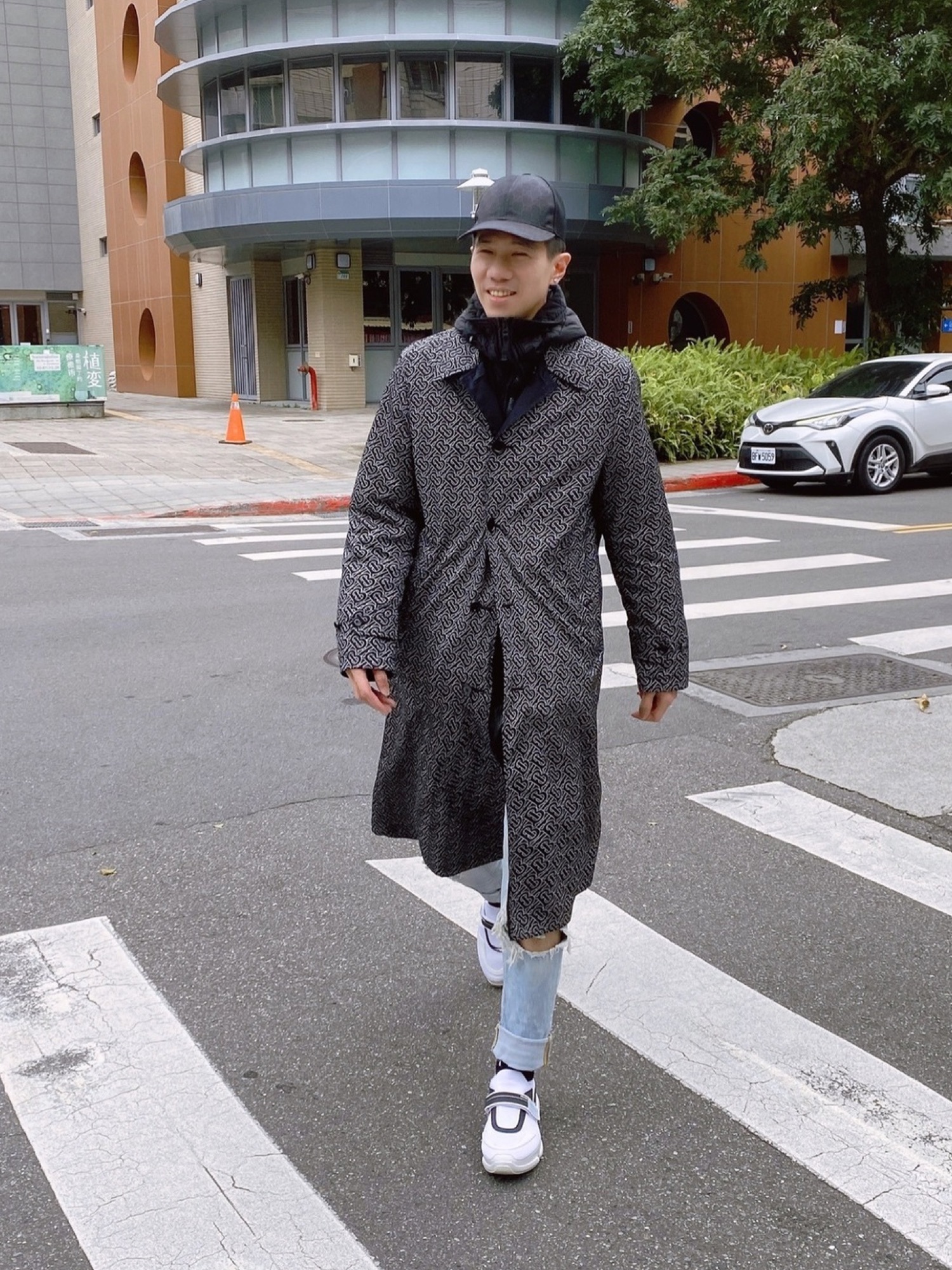 BURBERRY グレー コート 40 BURBERRY グレー コート サイズ40