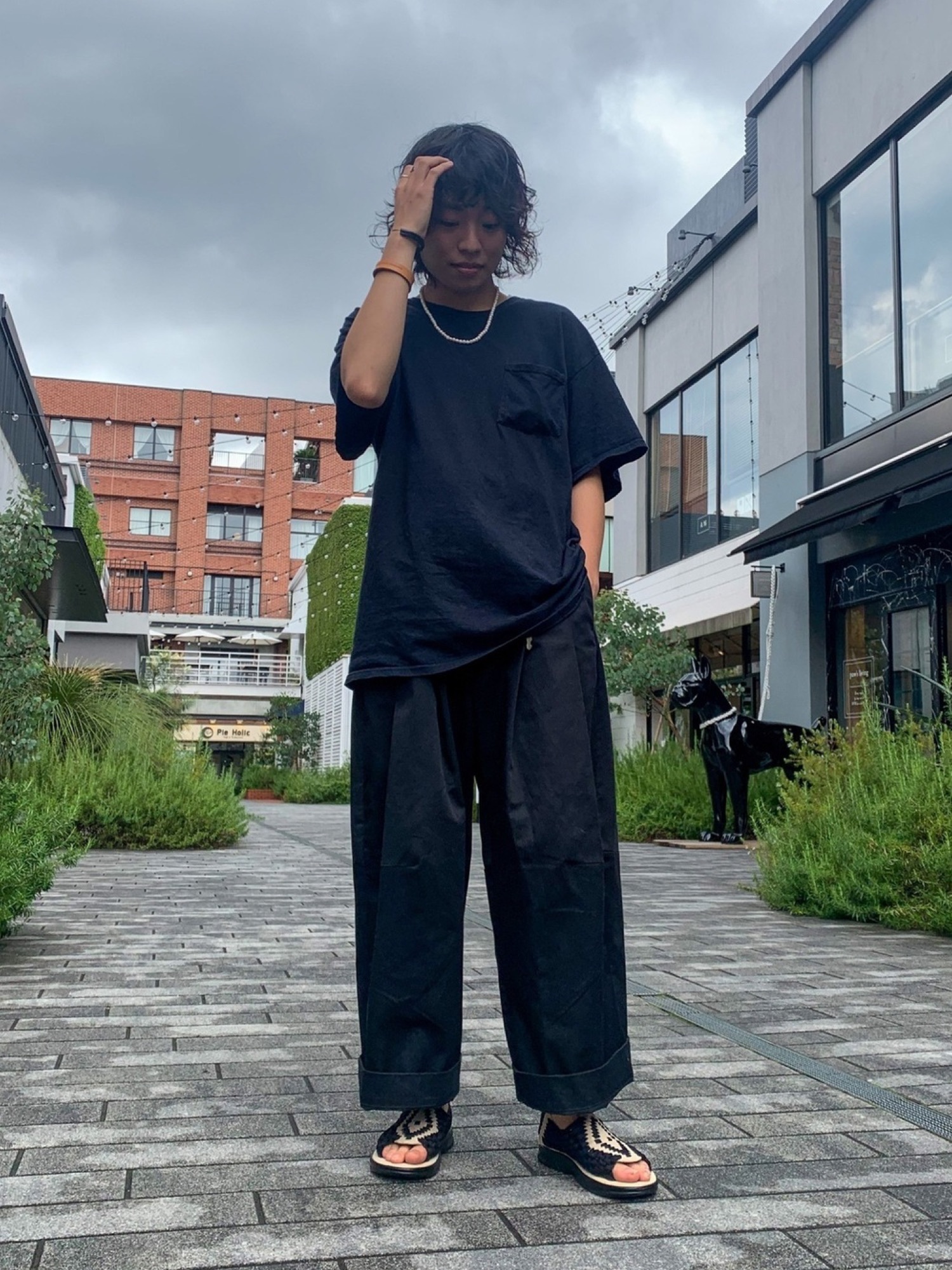 SHINYAKOZUKA 23aw インディゴパンツ SHINYAKOZUKA / WASHED ORDINARY CITY LOOSE – carol ONLINE STORE