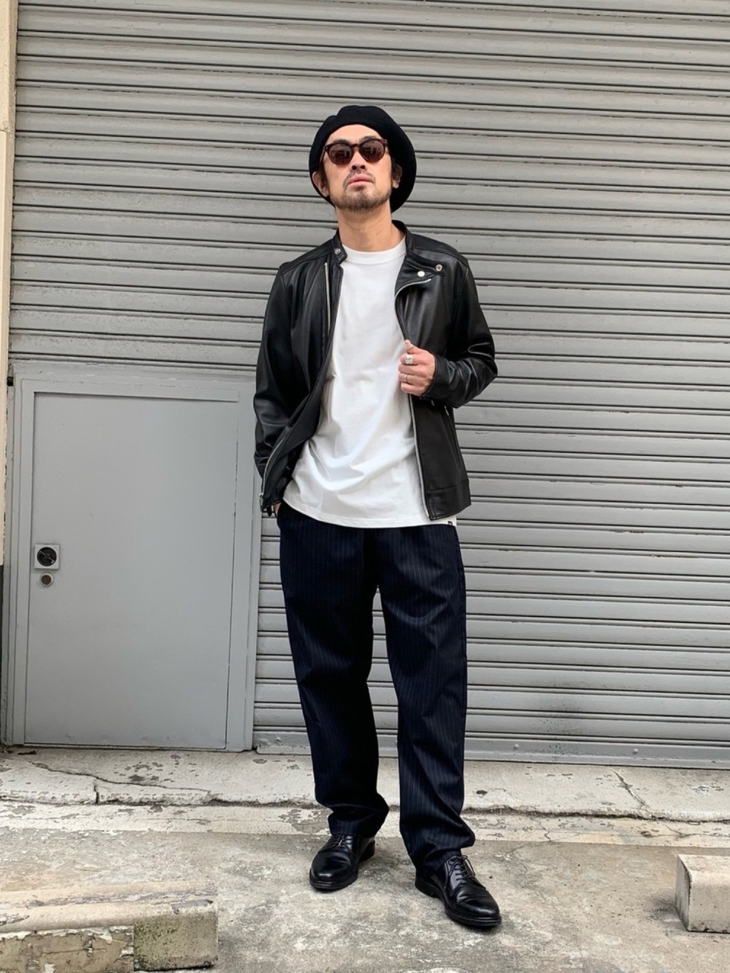 Schott641（ショット）革ジャンシングル（牛革）裏ライナー付き