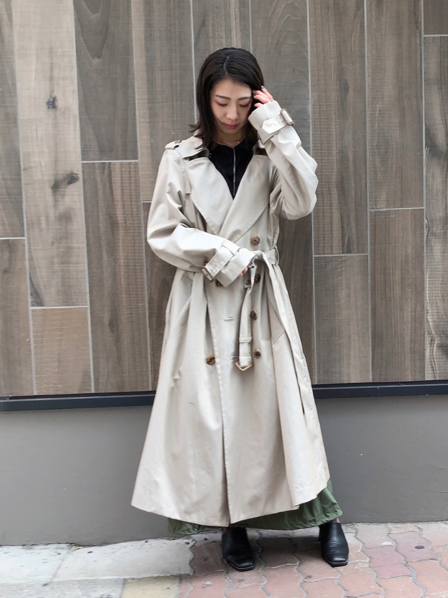 Maison mihara yasuhiro トレンチコート ドッキング 再構築