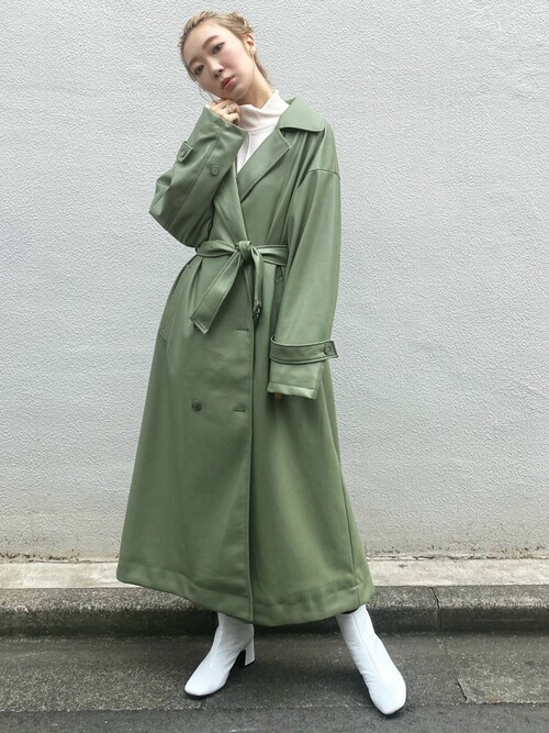 MAISON SPECIAL（メゾンスペシャル）の「ヴィーガンレザートレンチ