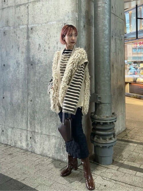 MAISON SPECIAL（メゾンスペシャル）の「ループチャンキーニットベスト