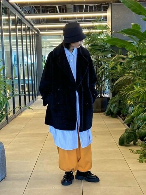 ユニセックスアイテム》シャイニーボアプライムオーバーダブルハーフ