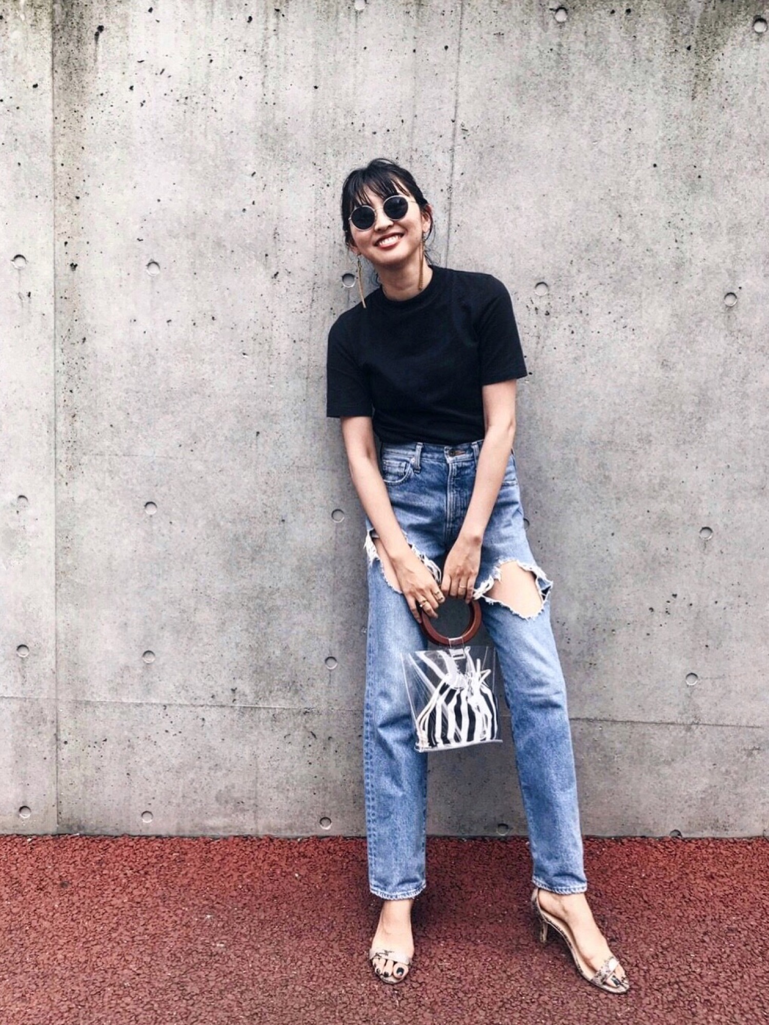 todayful ダメージデニム うえむら あやの｜TODAYFULのデニムパンツを  