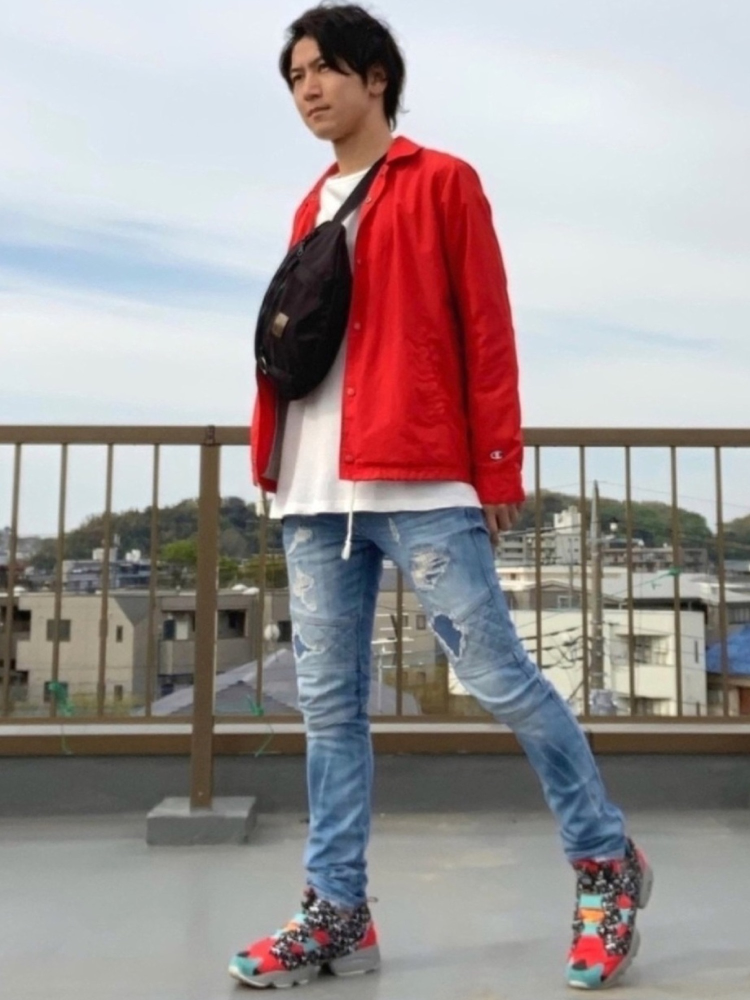 Supreme 赤 ナイロンジャケット 中古・古着通販】Supreme (シュプリーム) ナイロンジャケット