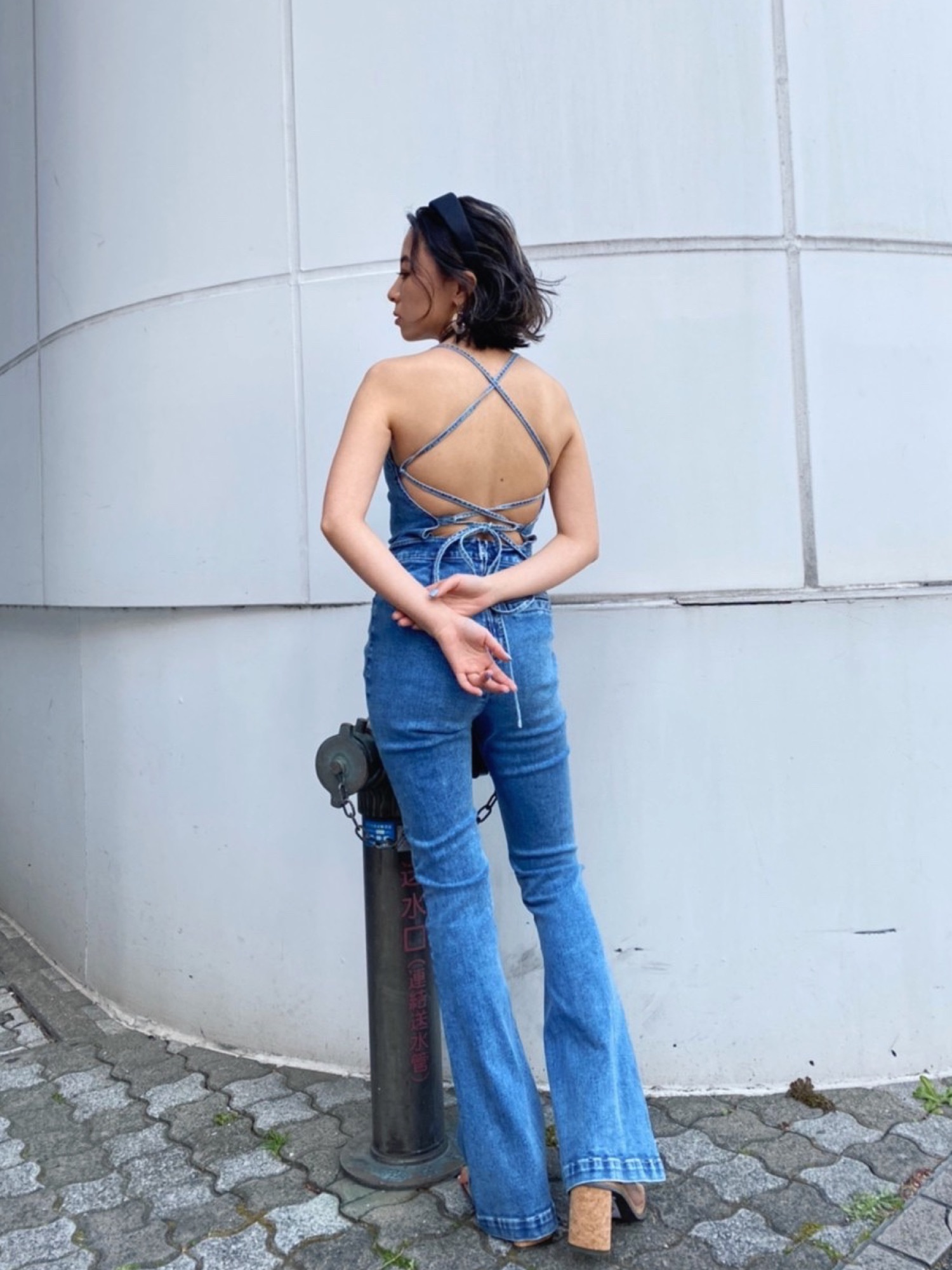 EVRIS（エヴリス）の「【RUNWAY channel限定アイテム】BACKレース 