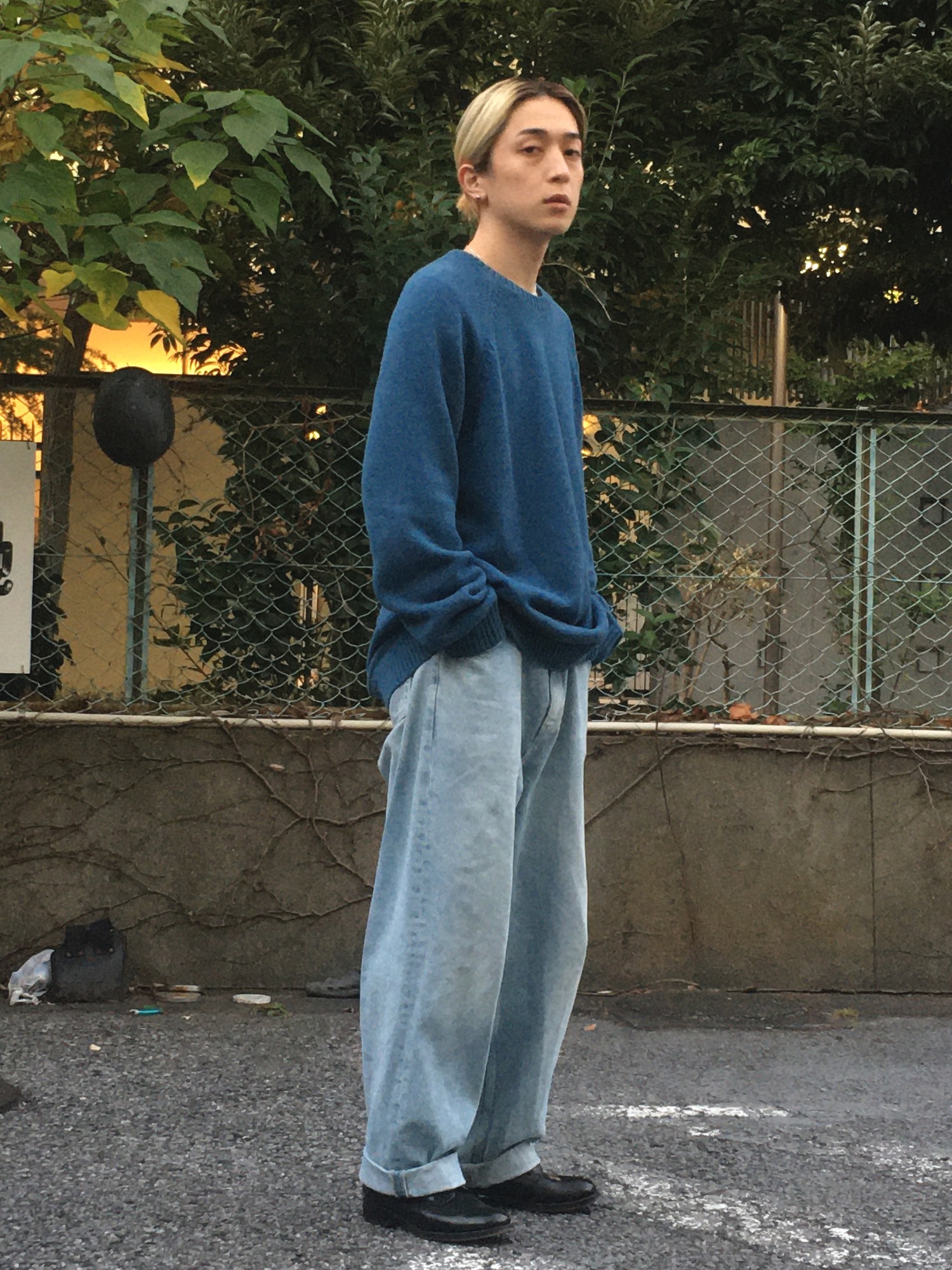 c-boy style イタリアブランド 短丈ニット × Old GAP コーデ c-boy style イタリアブランド 短丈ニット × Old GAP コーデ gap