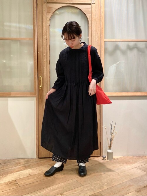 bulle de savon＊リネンピンタックワンピース bulle de savon（ビュルデサボン）の「リネンピンタック ワンピース