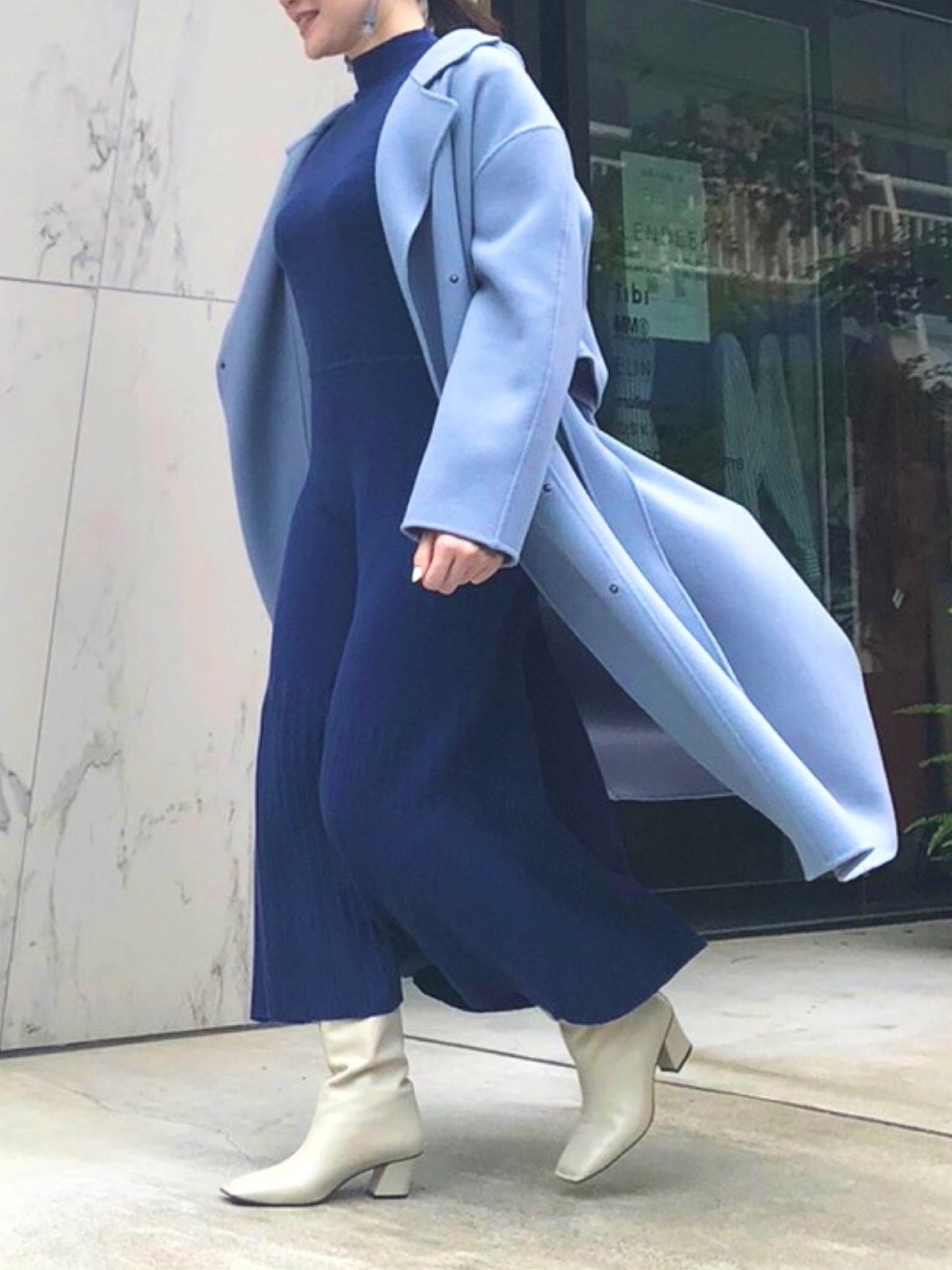 ELENDEEK　きれい色2WAYシングルウールコート ELENDEEK きれい色2WAYシングルウールコート - メルカリ