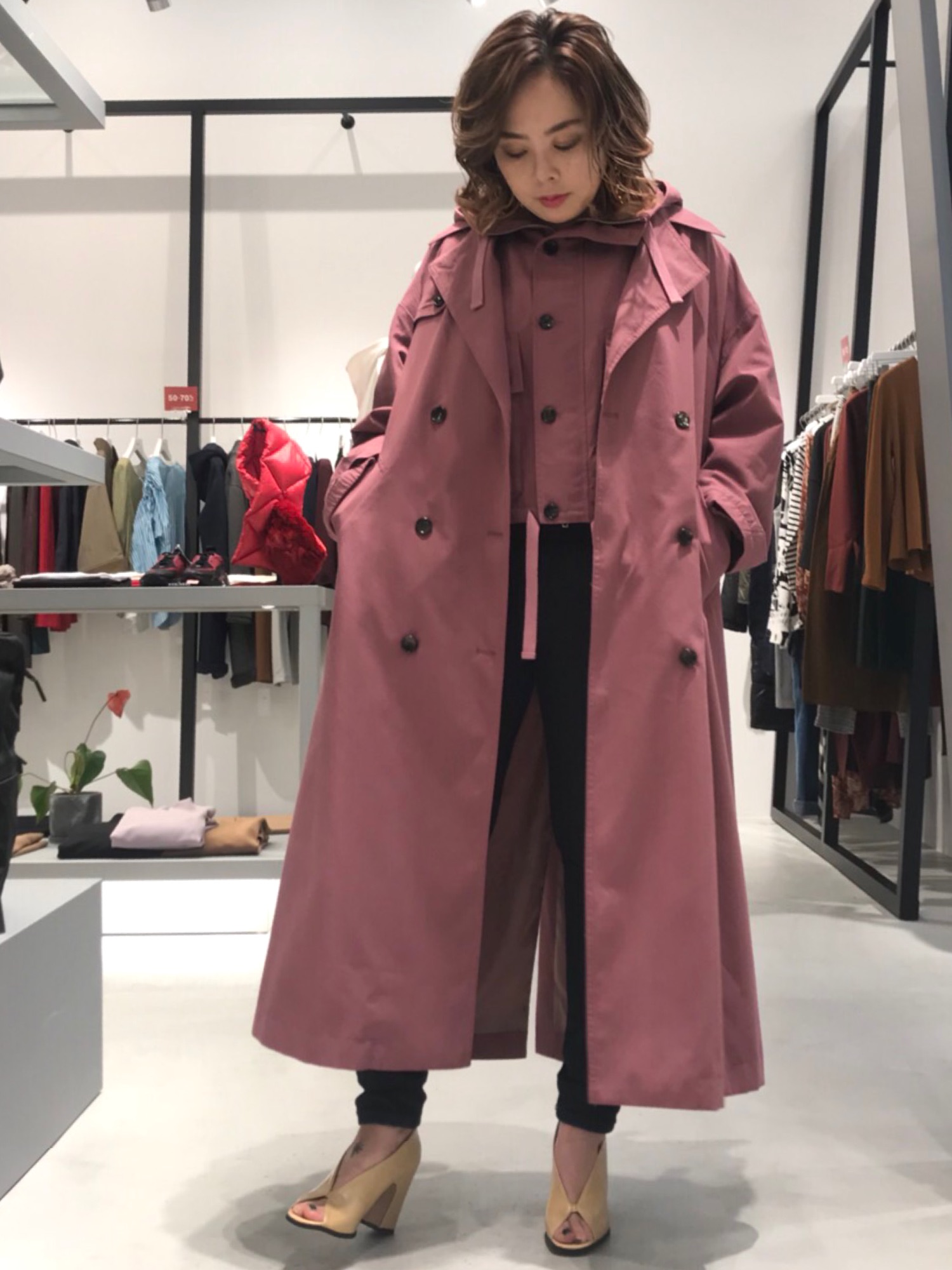 CLANE トレンチコート　サイズ1 楽天市場】クラネ トレンチコートの通販
