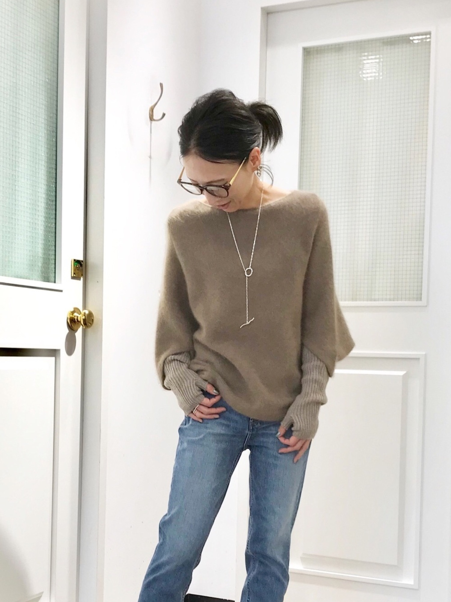 OUVRAGE CLASSE チャイニーズラクーン 100% オーバーサイズ 黒 m30295240838_1.jpg?1761893441