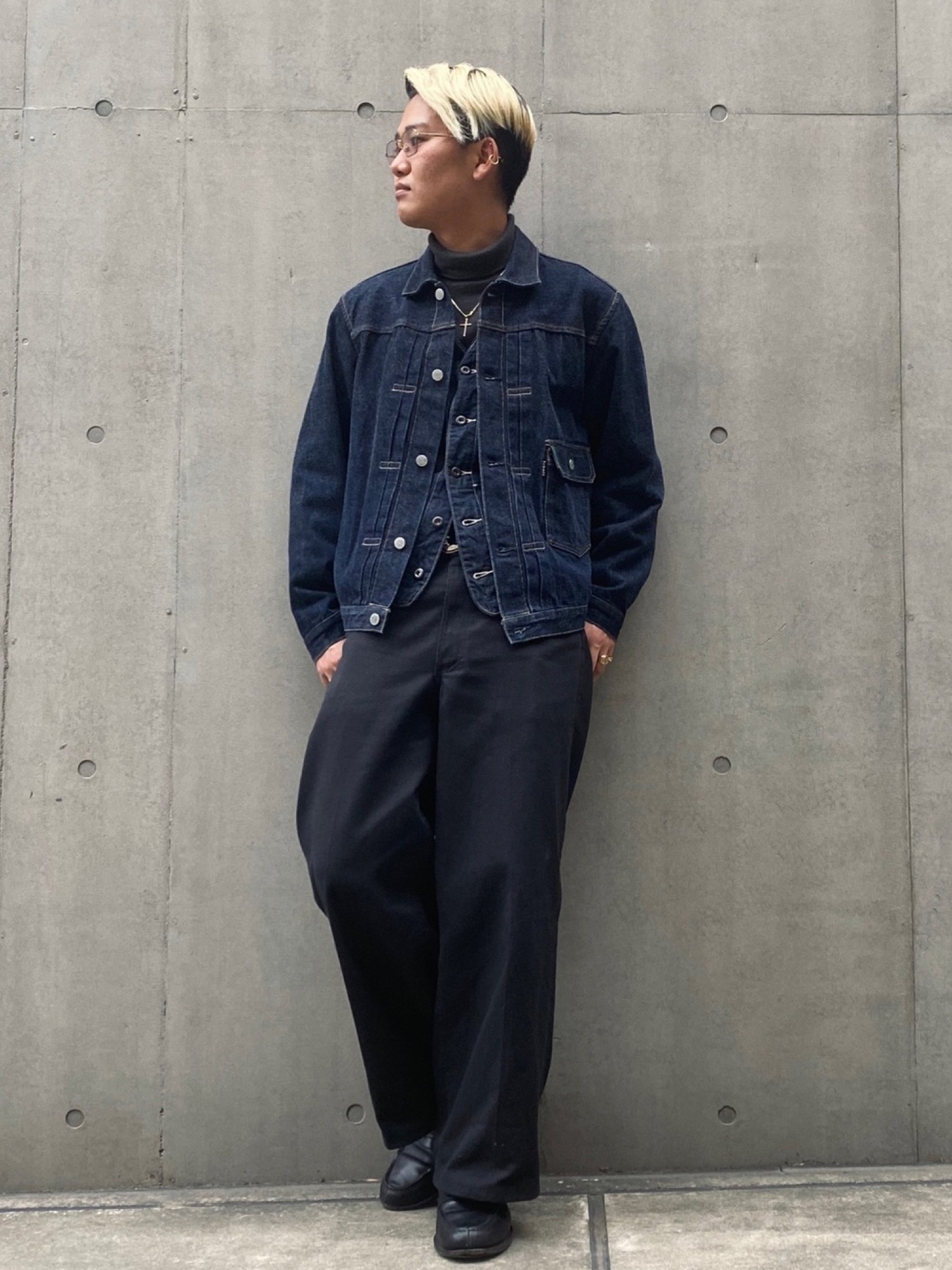 schott（ショット）の「Schott/ショット/OLD DENIM WORK VEST
