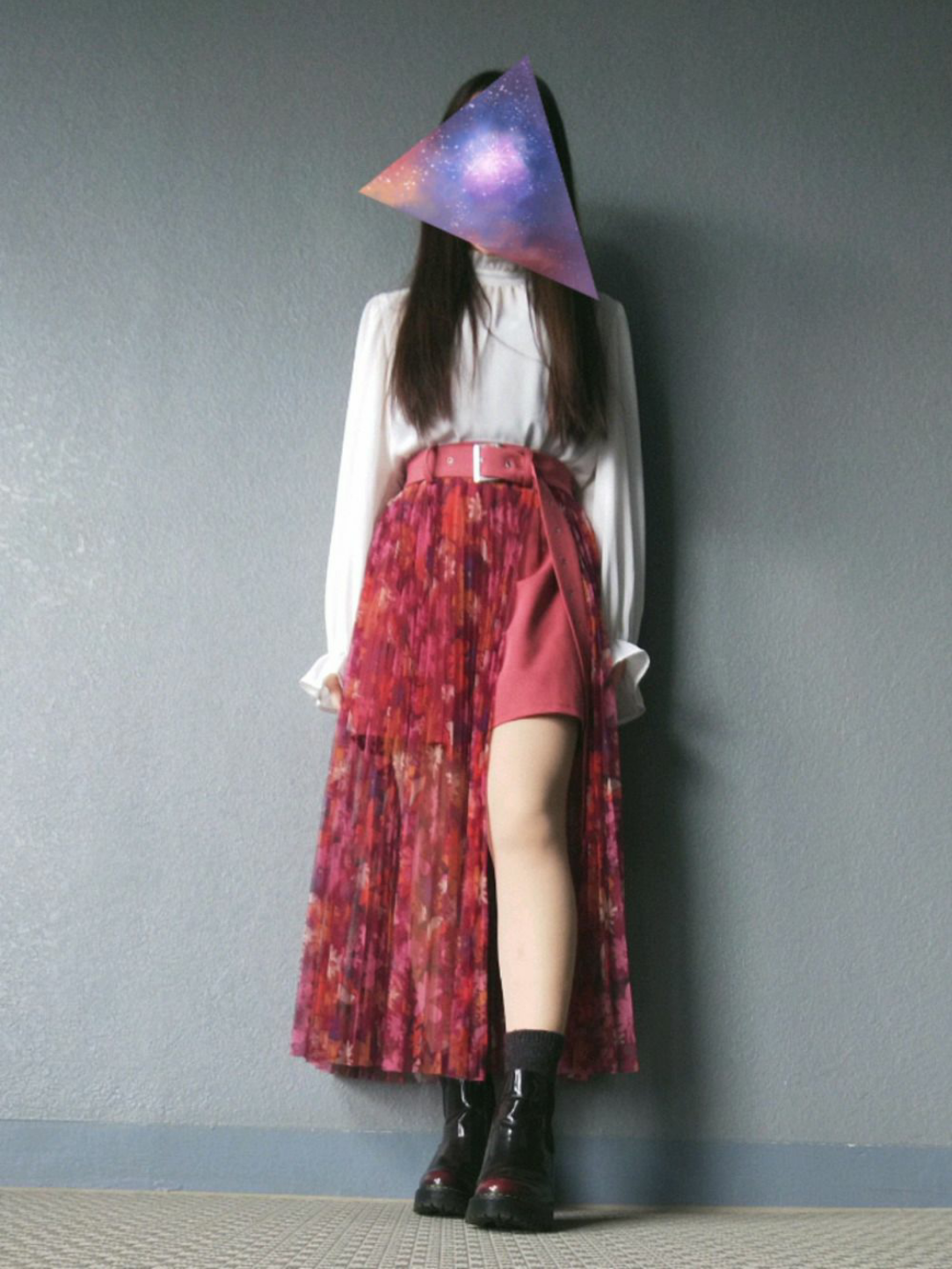 REDYAZEL（レディアゼル）の「オリジナルフラワープリーツスカパン  