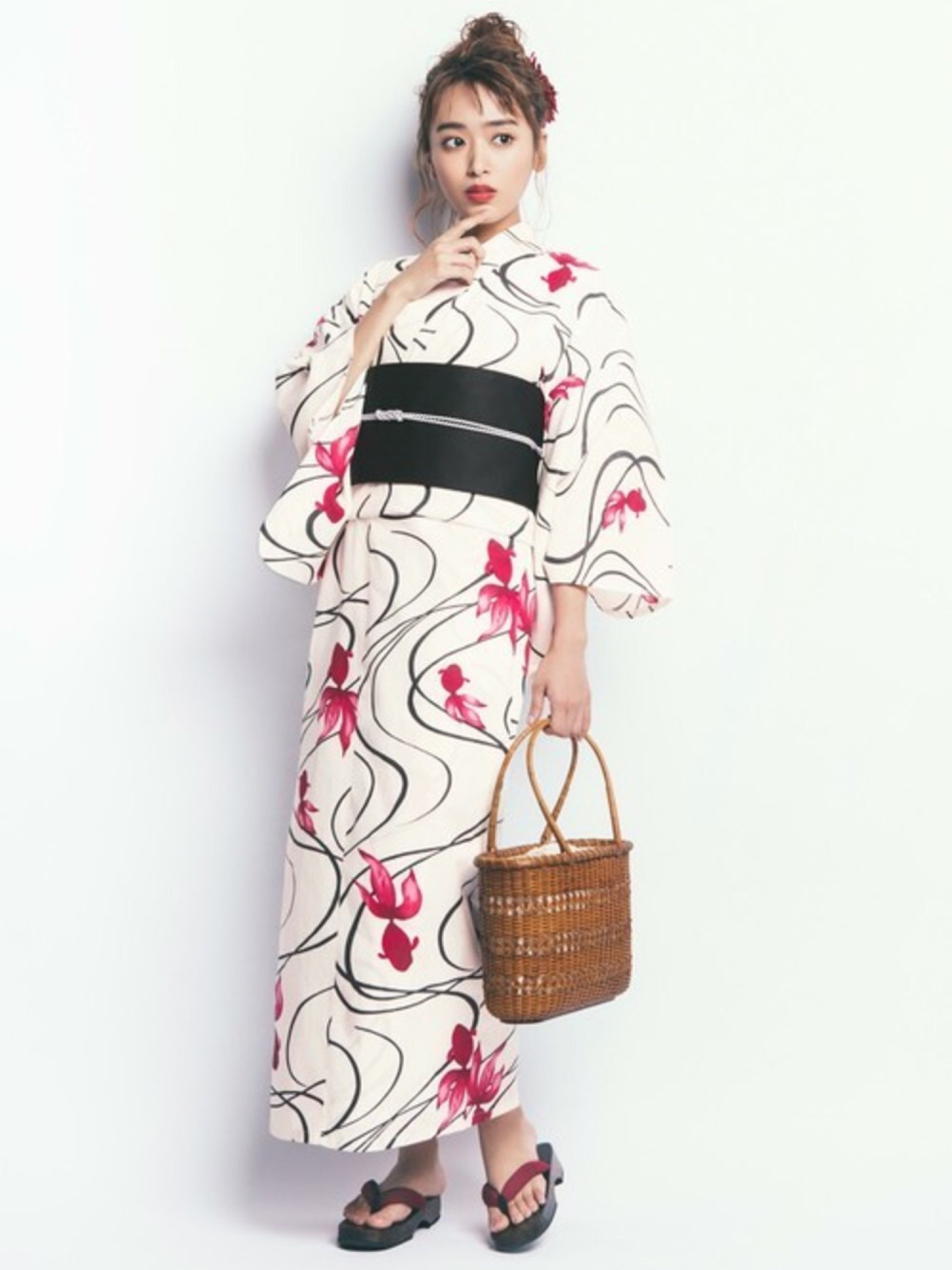 GRL（グレイル）の「4点セットレトロ金魚浴衣（浴衣）」 - WEAR