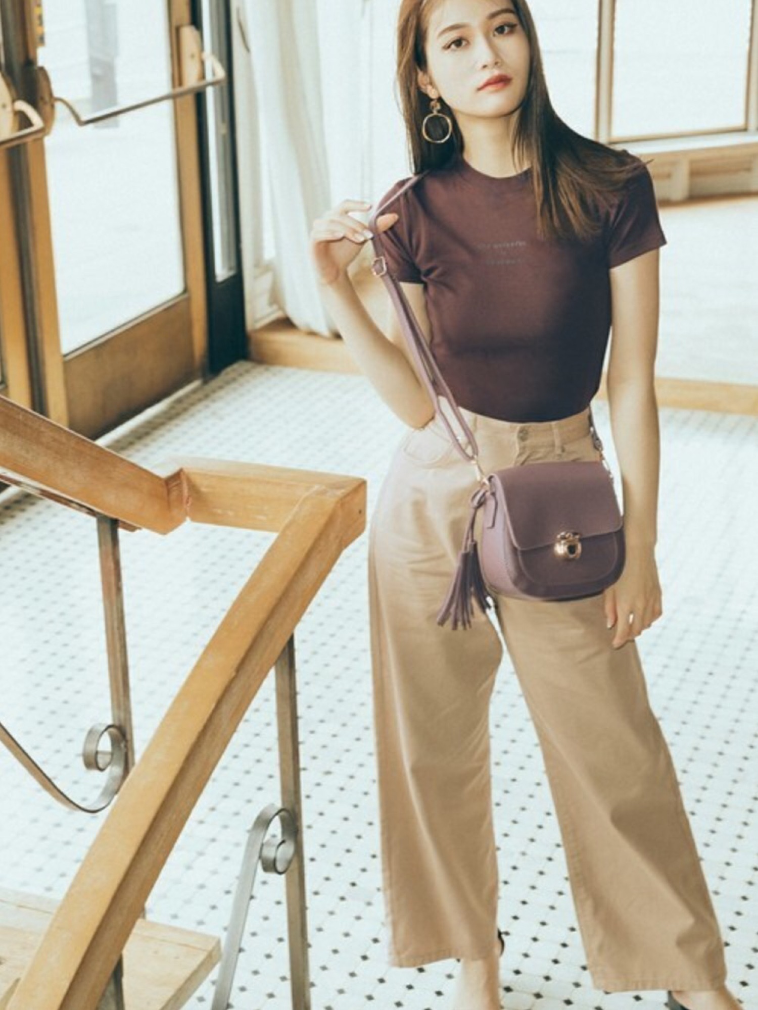 JULYNINE チノパン 　アッシュホワイト S JULYNINE チノパン アッシュホワイト S JULYNINE チノパン