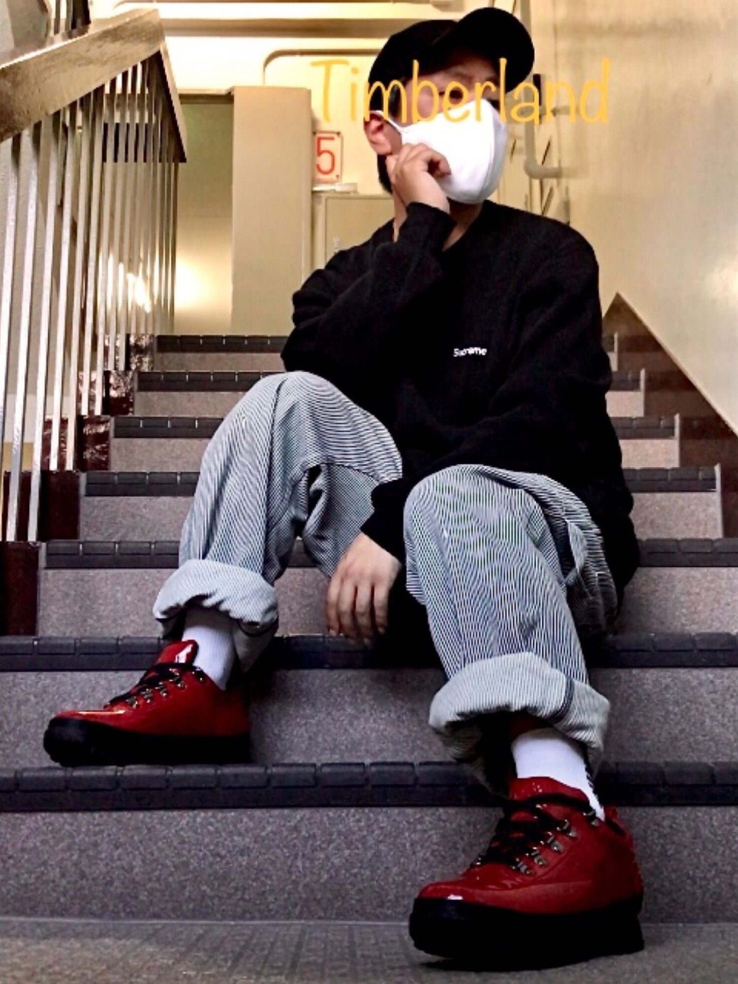 Supreme ストライプ編みニットセーター Supreme シュプリーム 19AW Stripe Mohair Sweater ストライプ