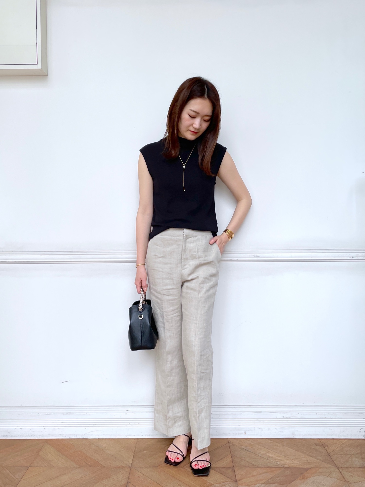 LOUNGEDRESS（ラウンジドレス）の「リネンフレアパンツ（その他