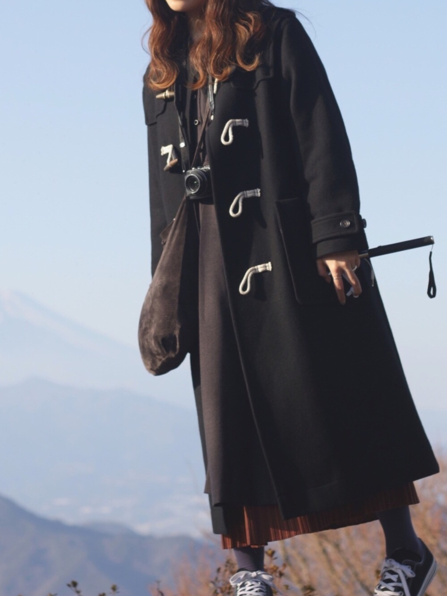 yuni（ユニ ）の「Super100 ロングダッフルコート（ダッフルコート