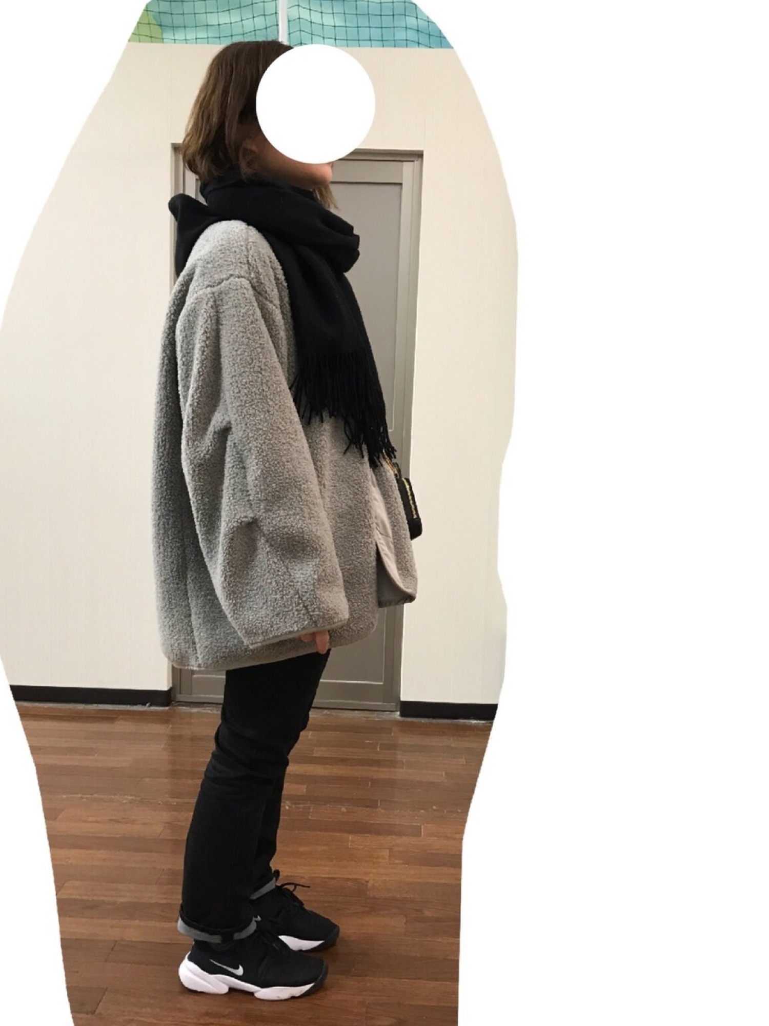 SLOBE IENA（スローブイエナ）の「○CLANE リバーシブルミリタリーボア 